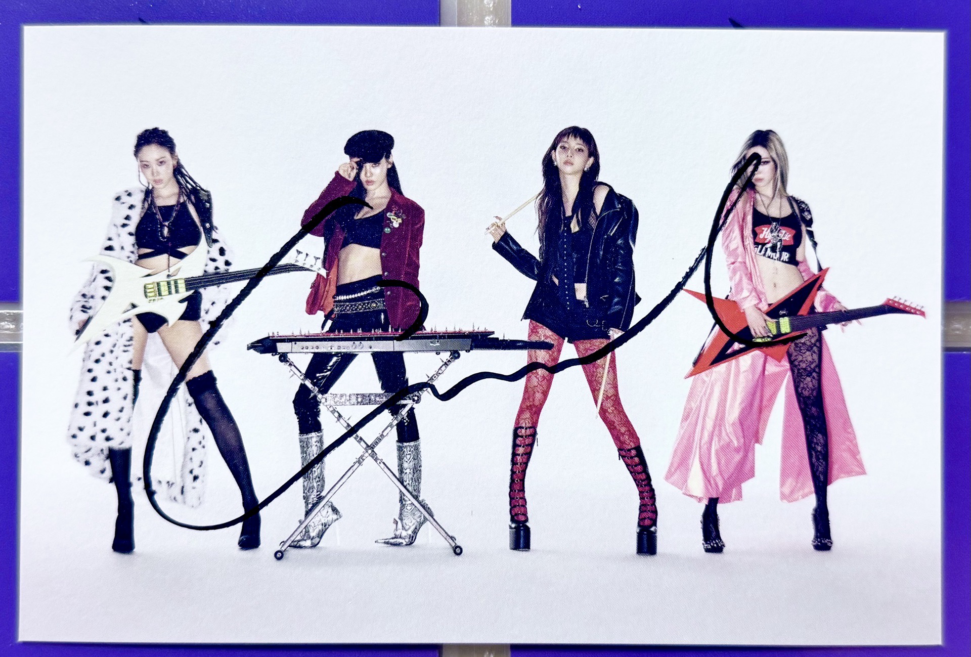 美網吉親簽明信片