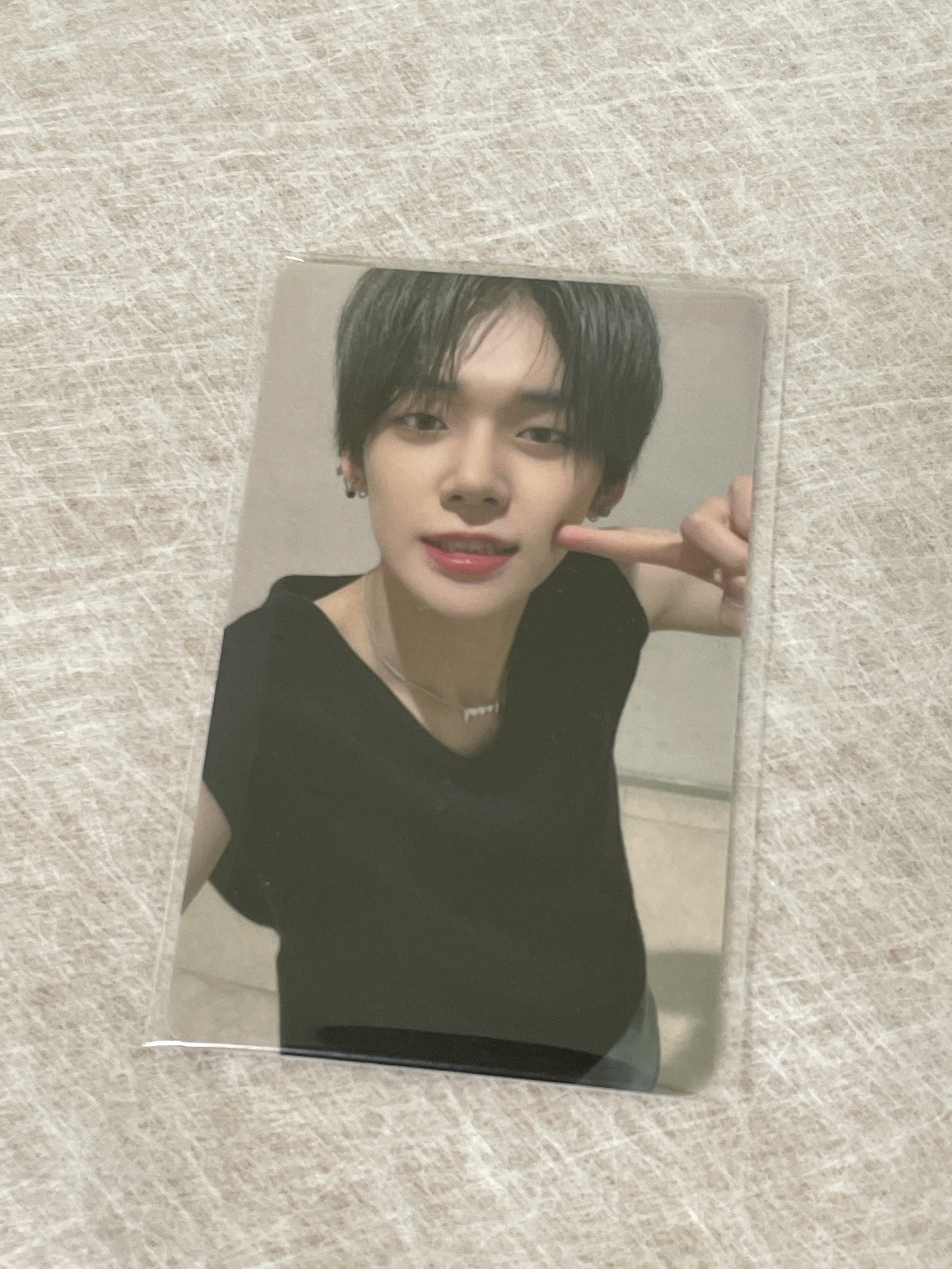 TXT 崔然竣 小卡 特典 皮衣竣 戳臉竣 日會