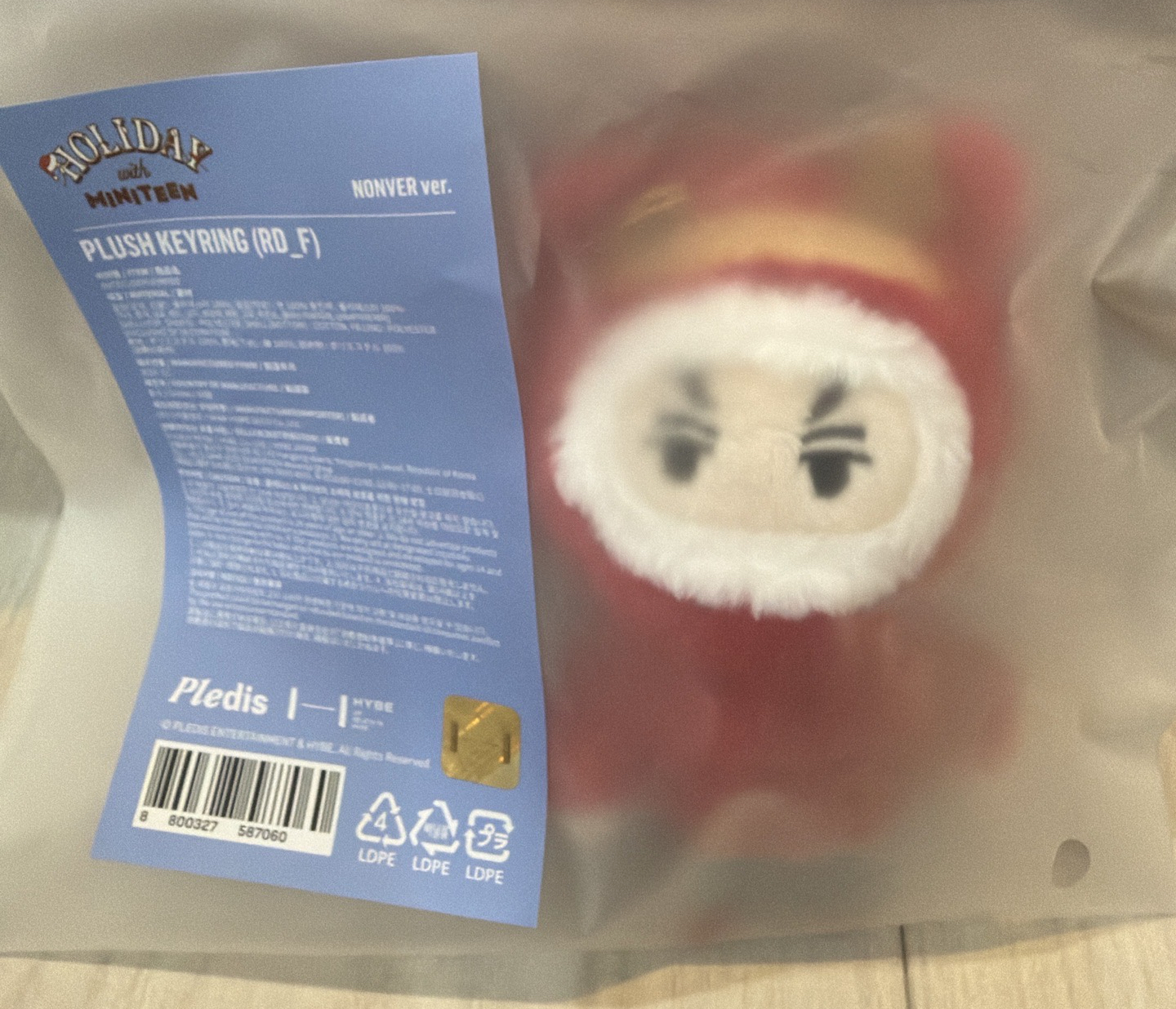 現貨/聖誕MINITEEN 鑰匙圈吊飾 -濃