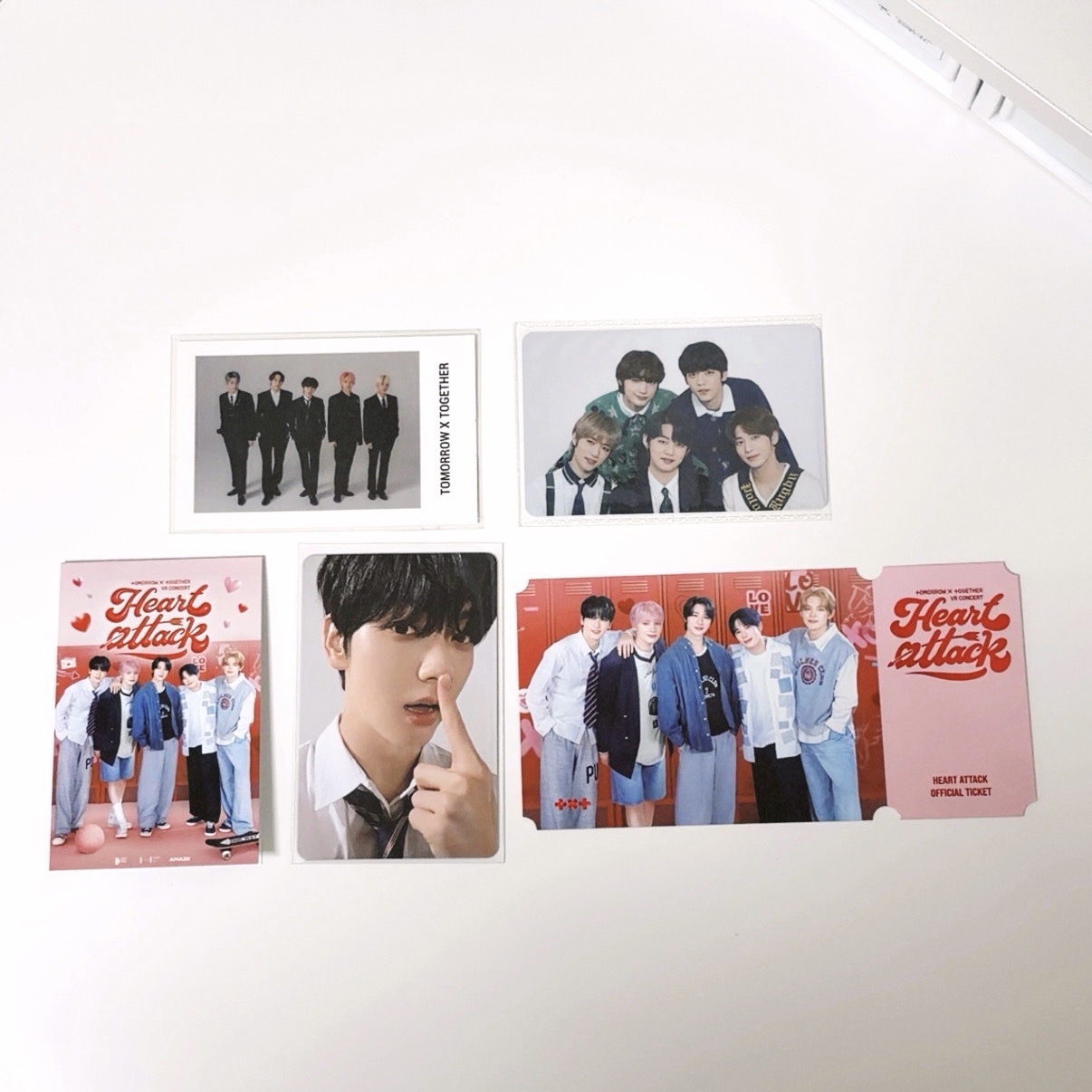 TXT 崔秀彬 Heart attack VR 隨機卡 特典卡 票卡 團卡 拍立得