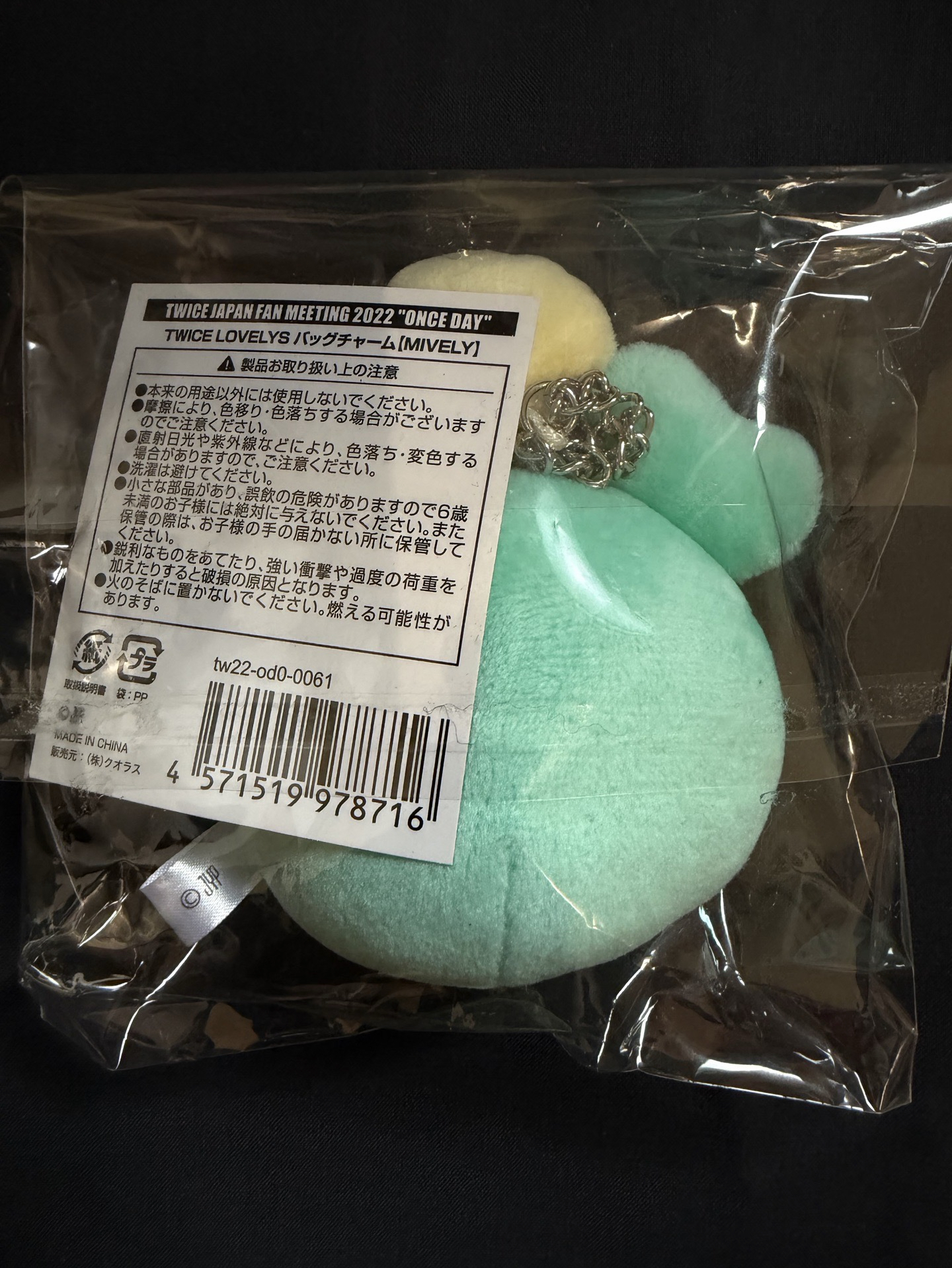 Mina 南 once day 吊飾大頭娃