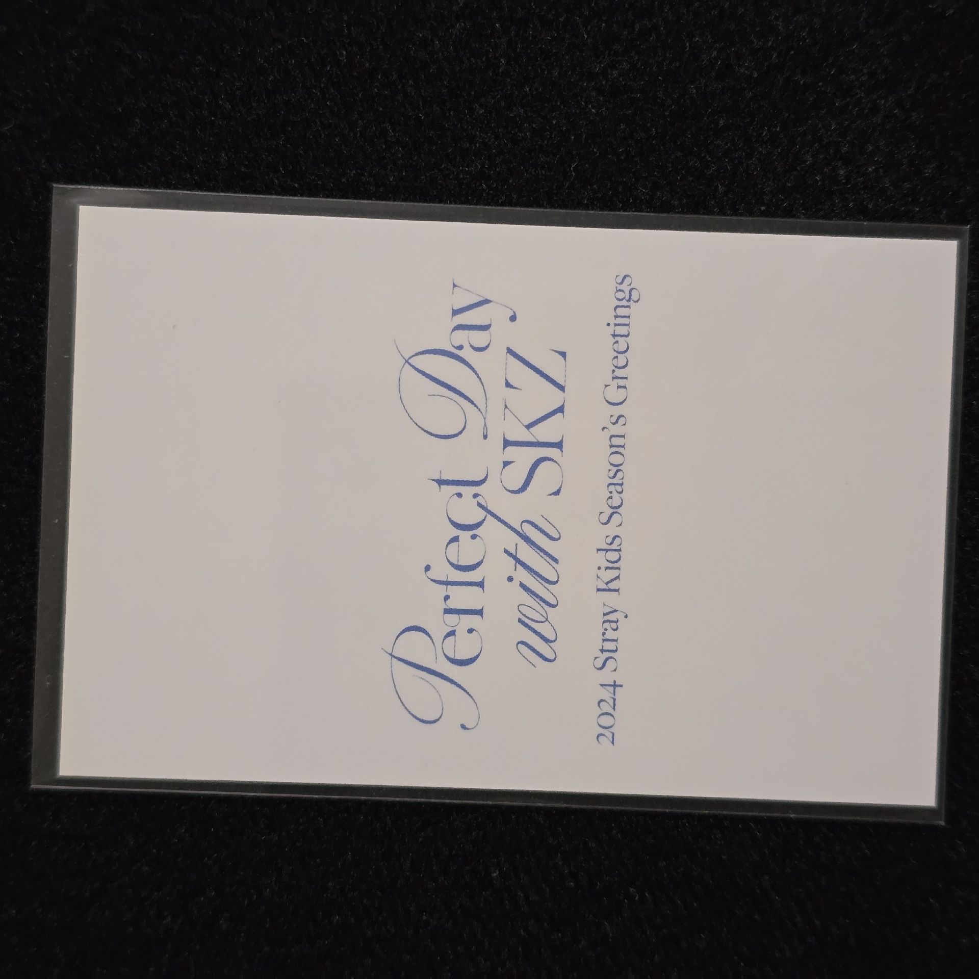 Stray Kids 2024 SEASON'S GREETINGS 年曆韓通K4特典卡🐽🐰彰彬