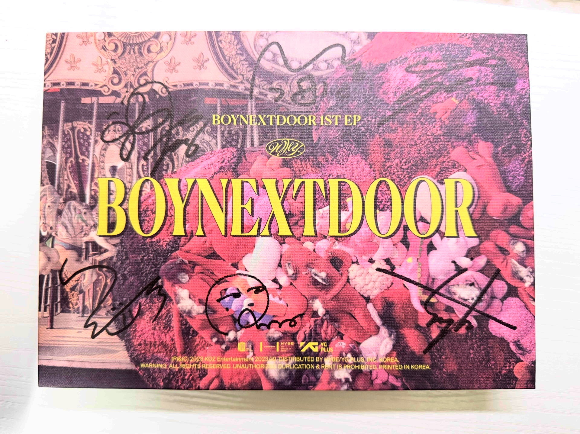 【可直拍】BND 親簽團簽 