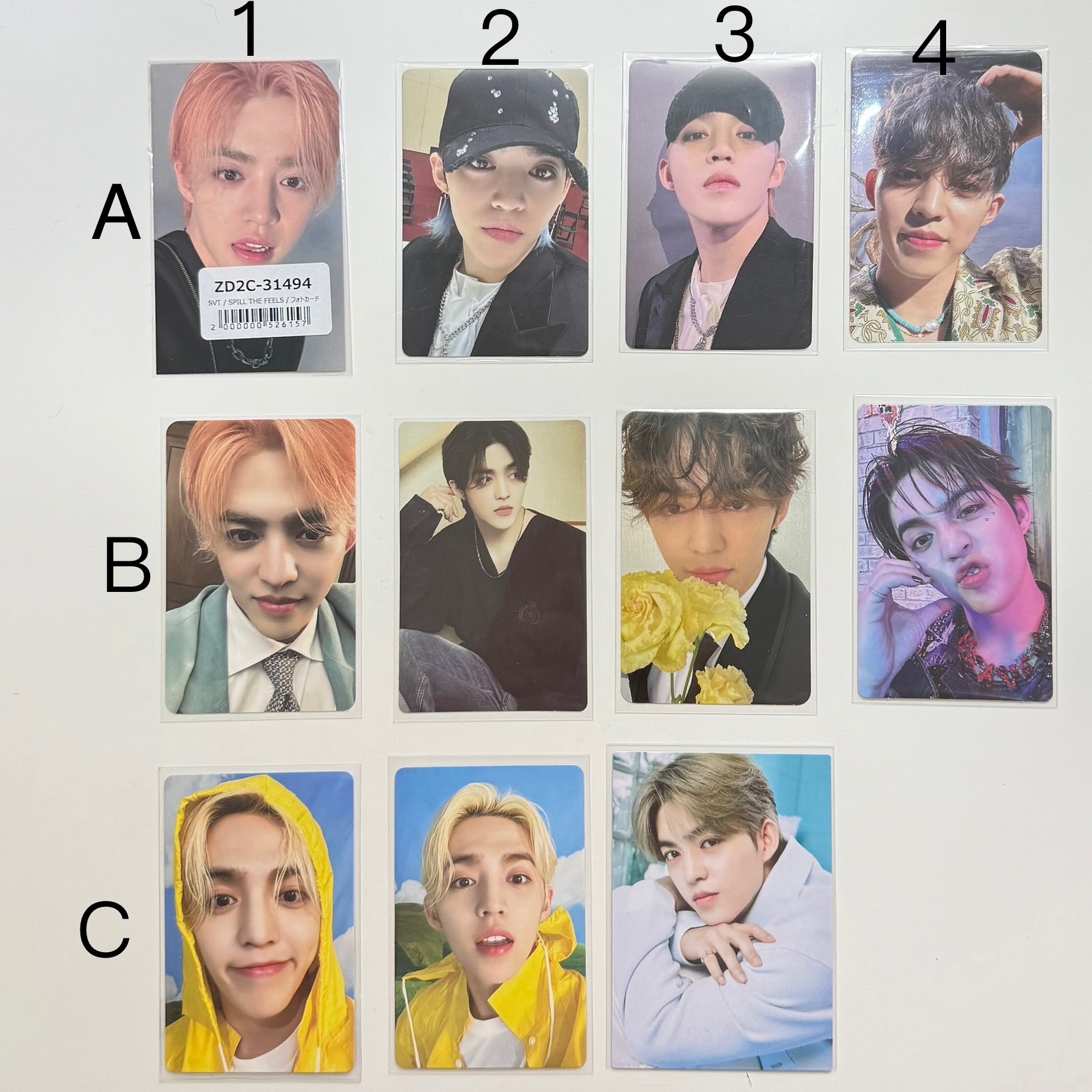 S.Coups 環球特典/一直娛/專卡/日卡/雨衣