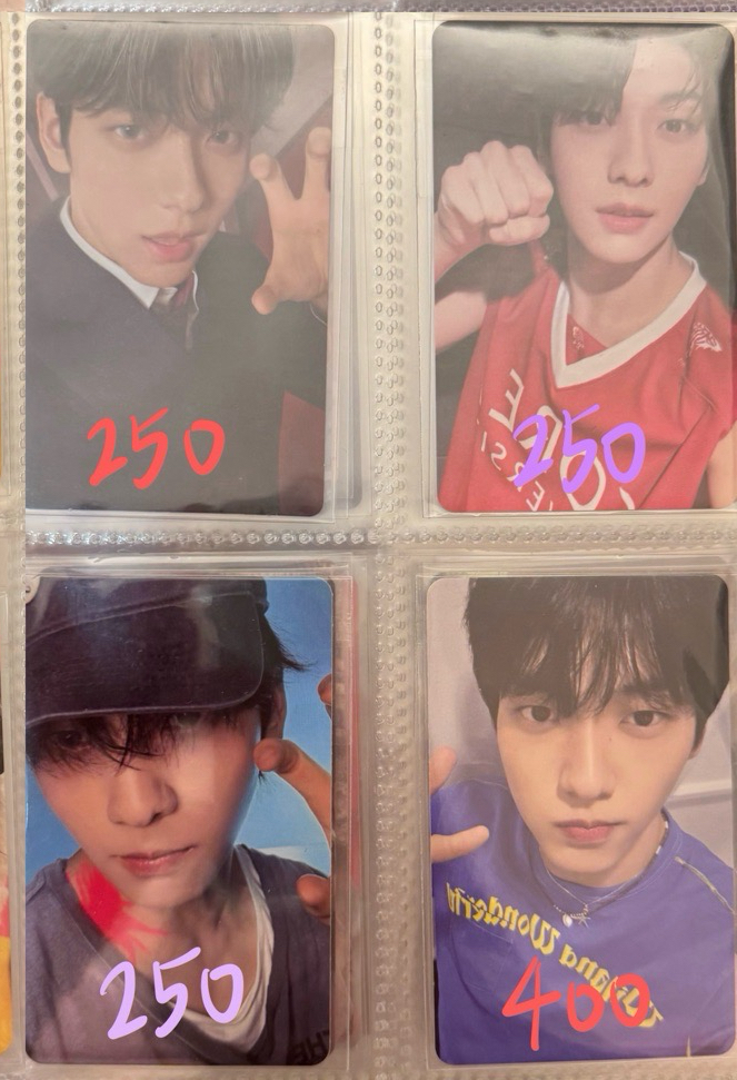 TXT秀彬小卡 紅字需綁勿直接下單