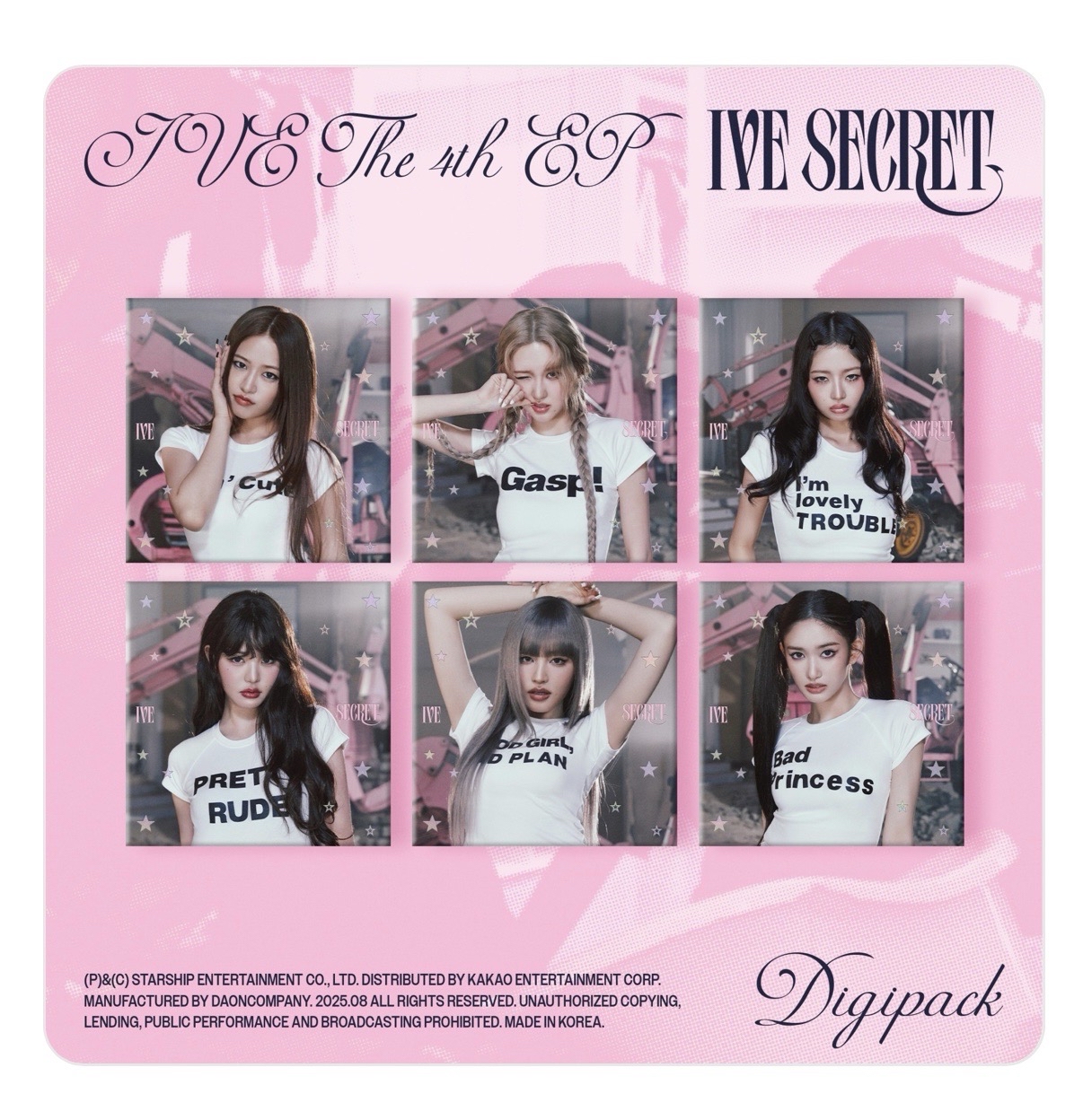 IVE secret 全成員單封 全新未拆