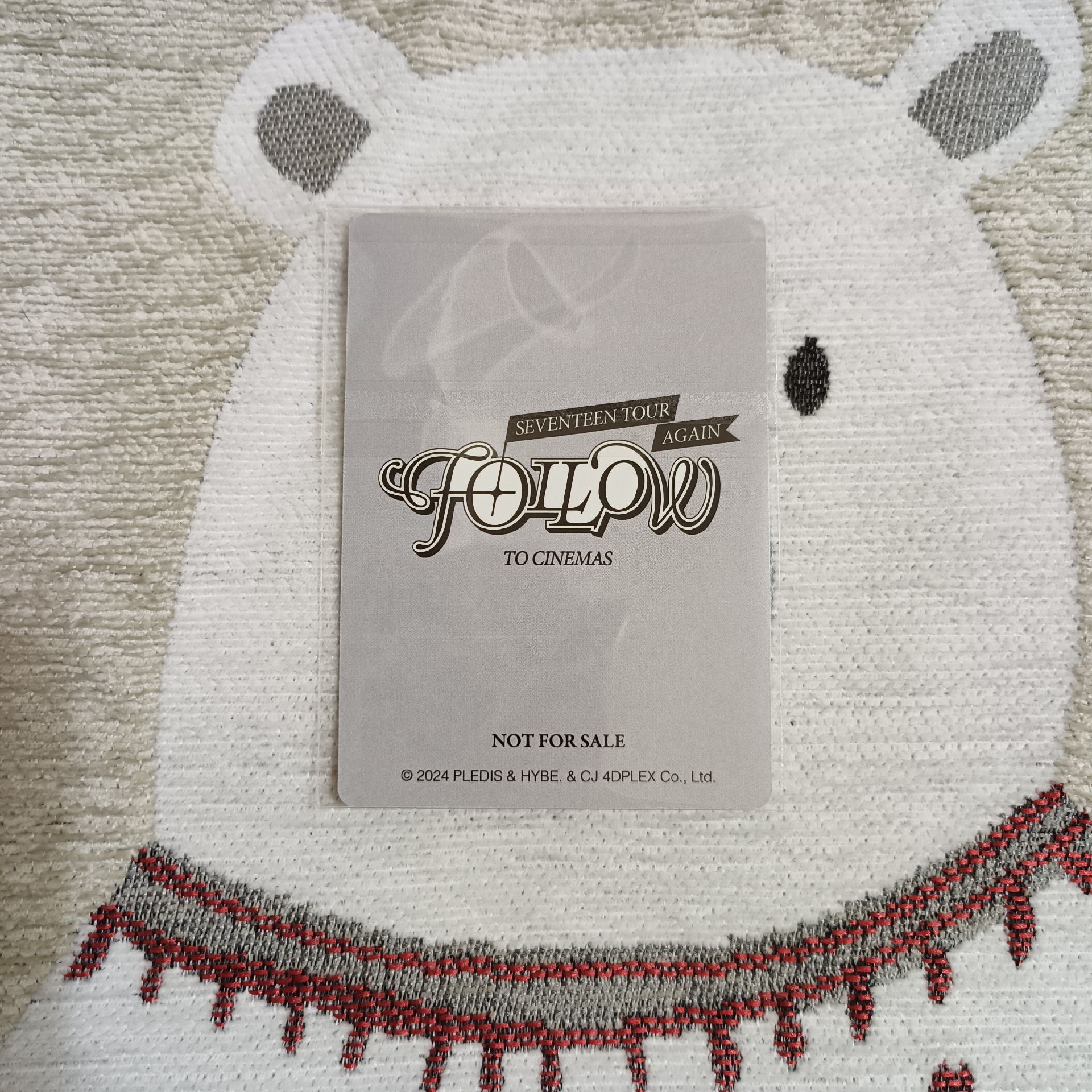 FOLLOW AGAIN 電影卡 日區電影卡 權順榮 Hoshi