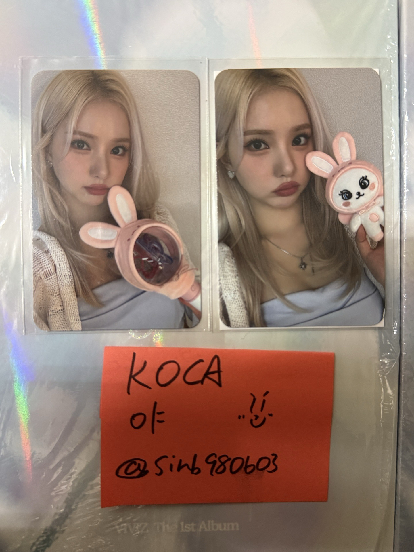 GFRIEND VIVIZ 銀河 手燈套卡 小娃卡