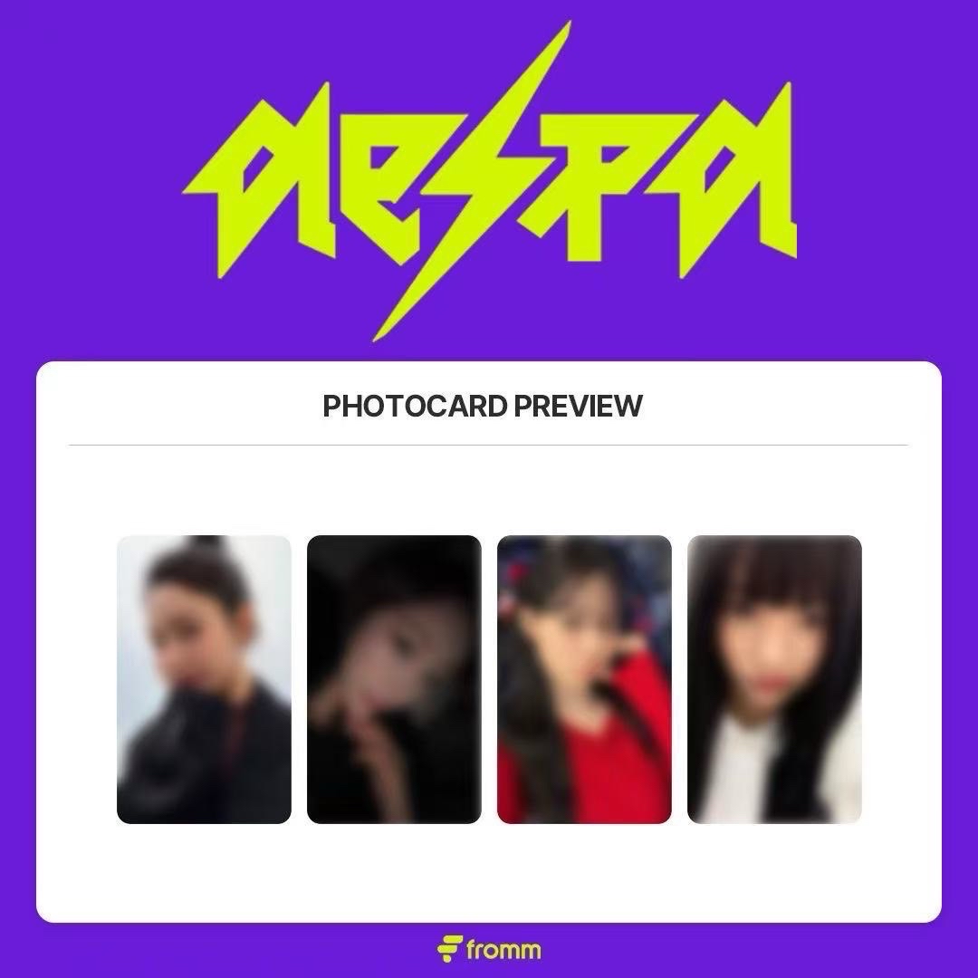 aespa幸運卡預售