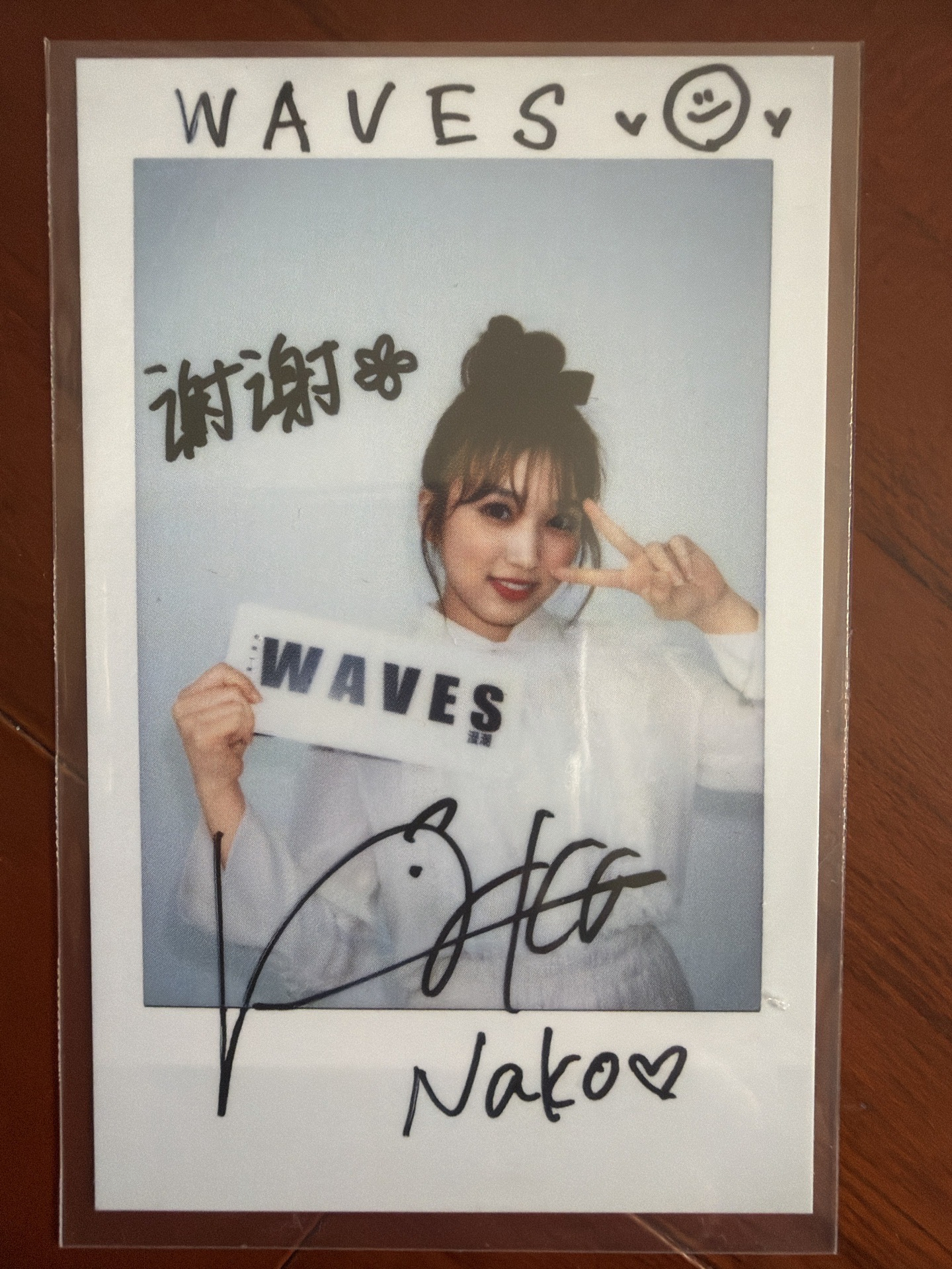 IZ*ONE 奈子 Nako WAVES 漫潮 雜誌卡 拍立得