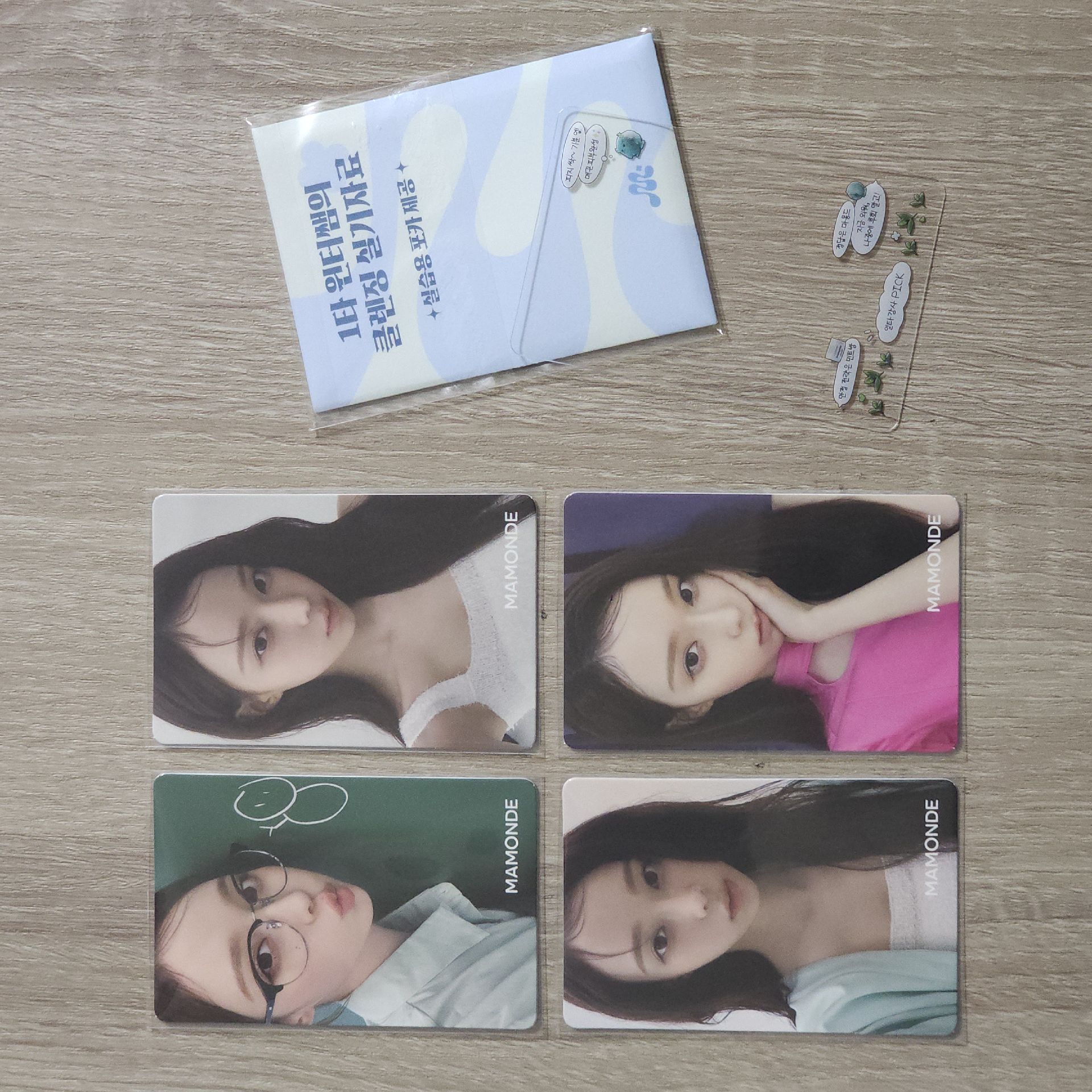 Winter 夢妝 代言卡一組