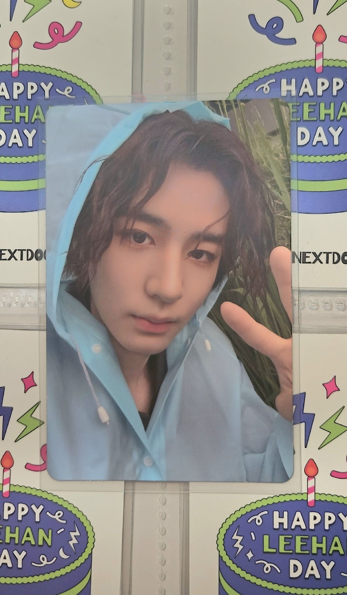 李涵leehan CU5特典卡 雨衣