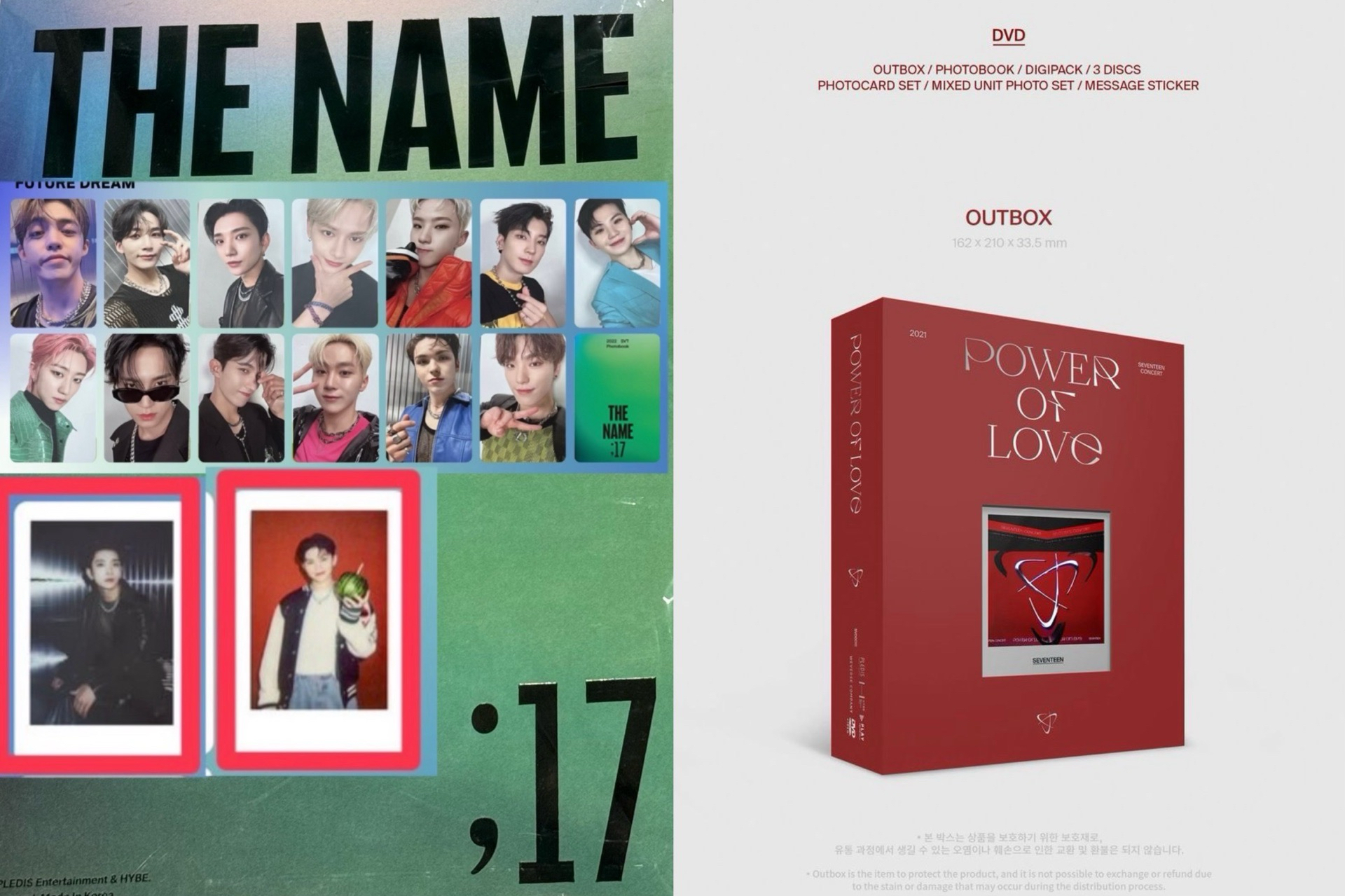 SEVENTEENSEVENTEEN ONLINE CONCERT 'POWER OF LOVE'寫真集