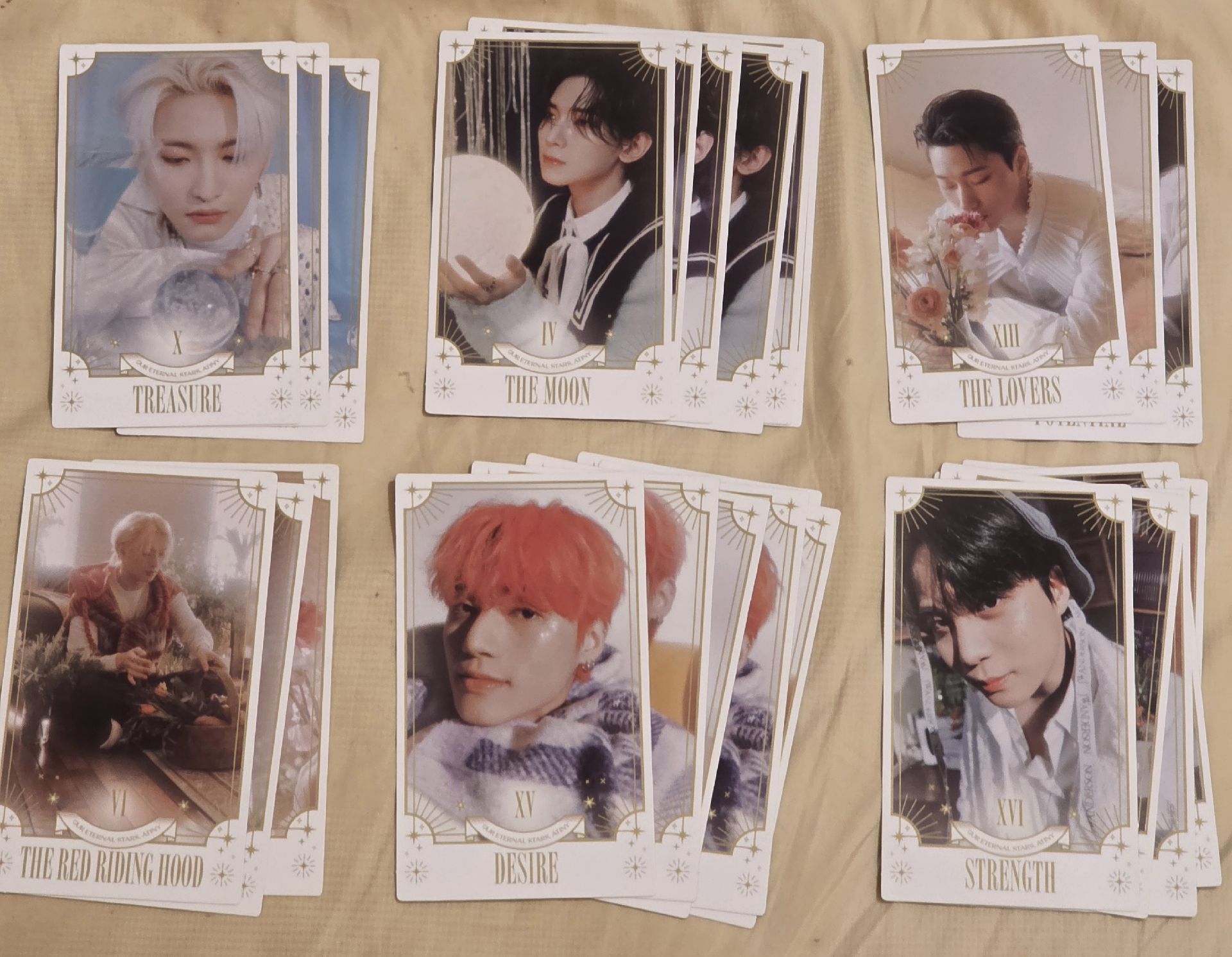 四期會員禮 塔羅牌組 星化 呂尚 傘 旼琦 友榮 鍾浩 現貨