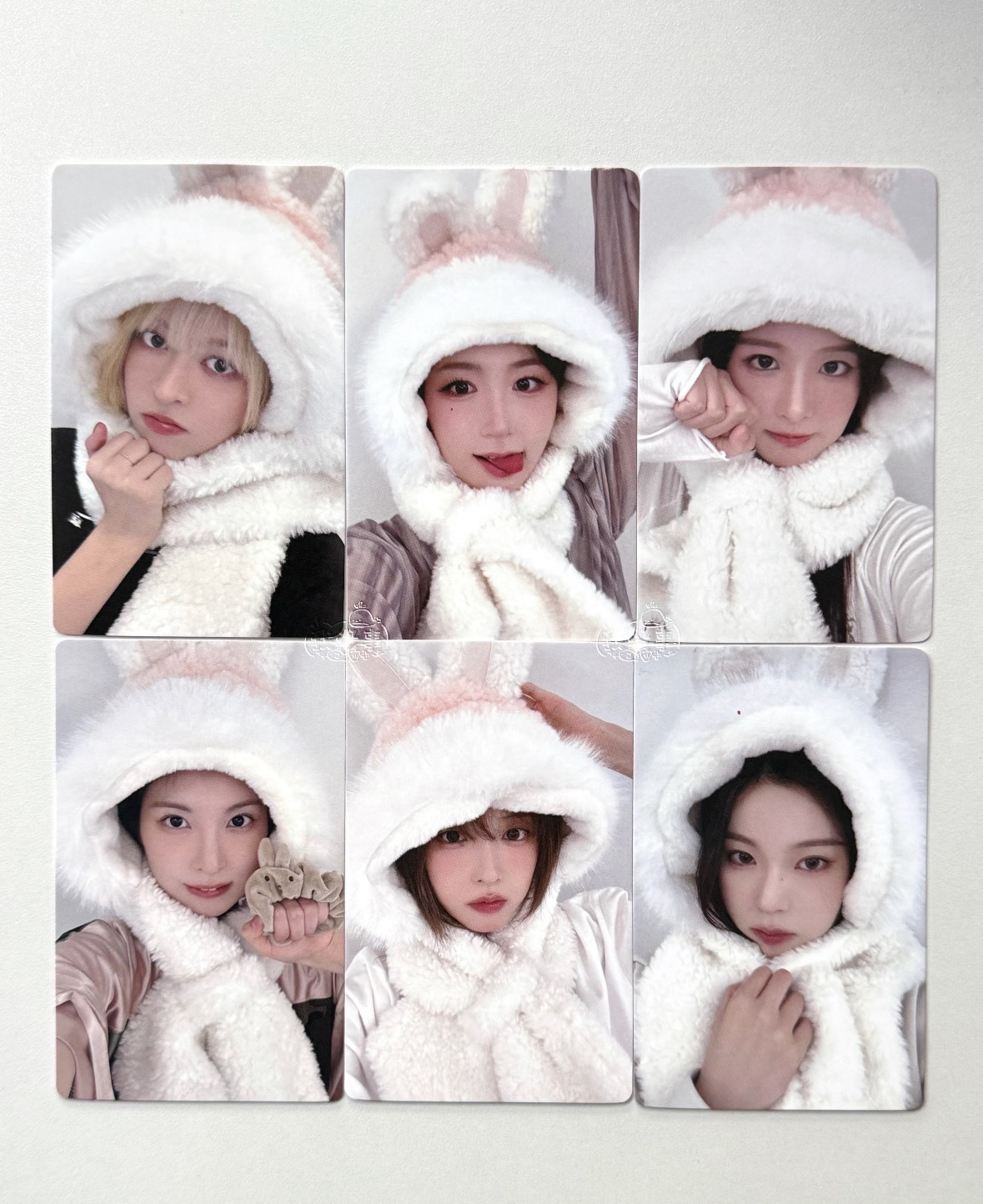 NMIXX 正規一JP簽售卡溫暖兔子 一套六張