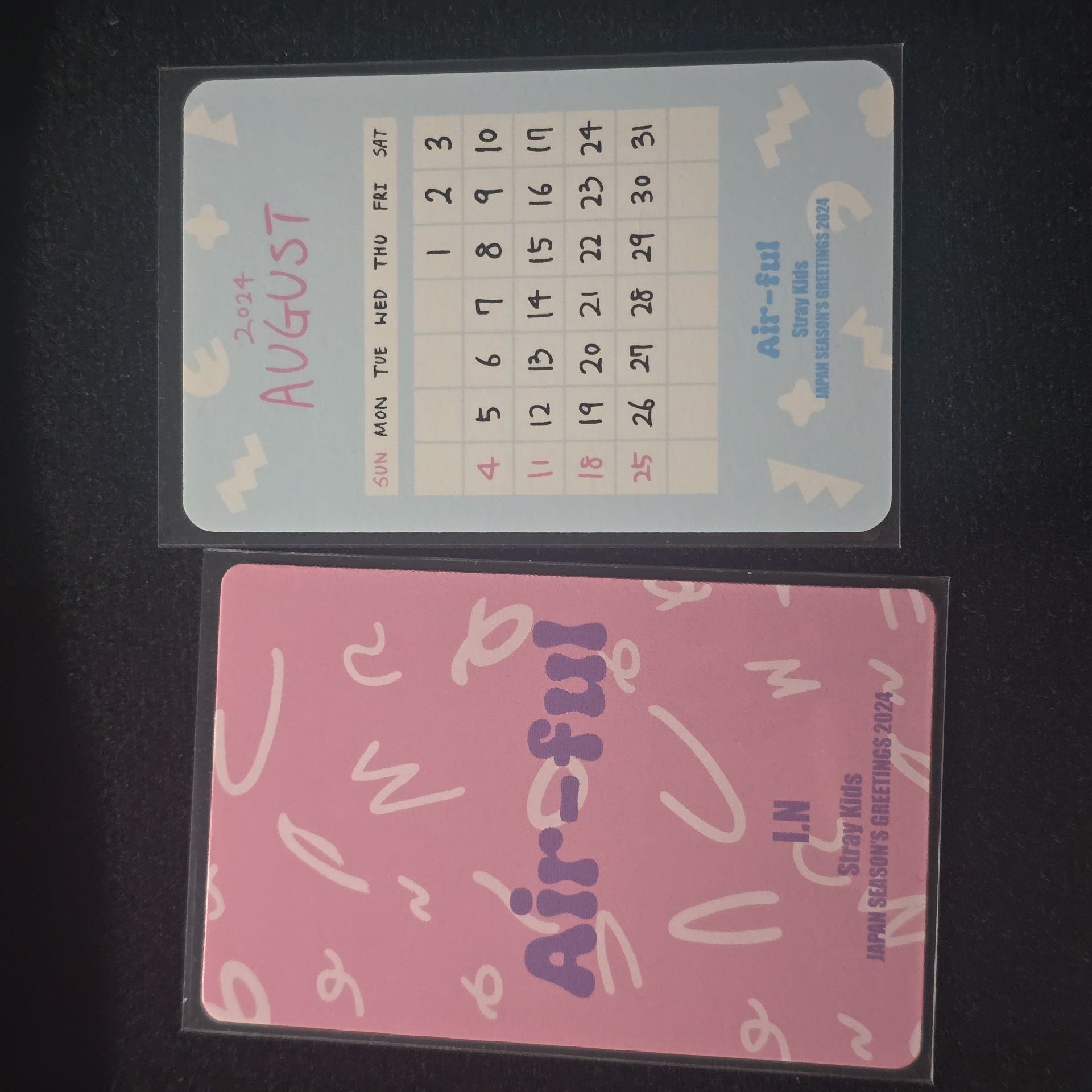 Stray Kids 2024 Air-Ful 日本年曆(零散內容物)