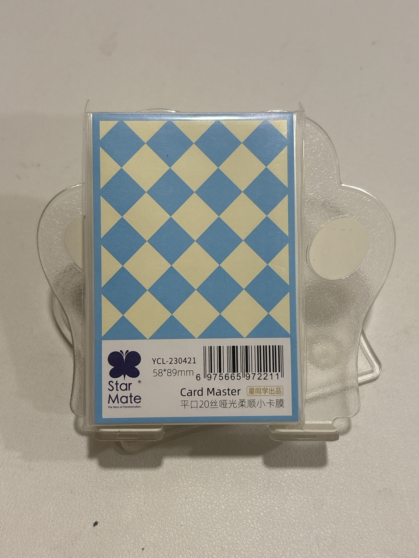 星同學 磨砂卡膜50入/包 58x89mm(3寸)