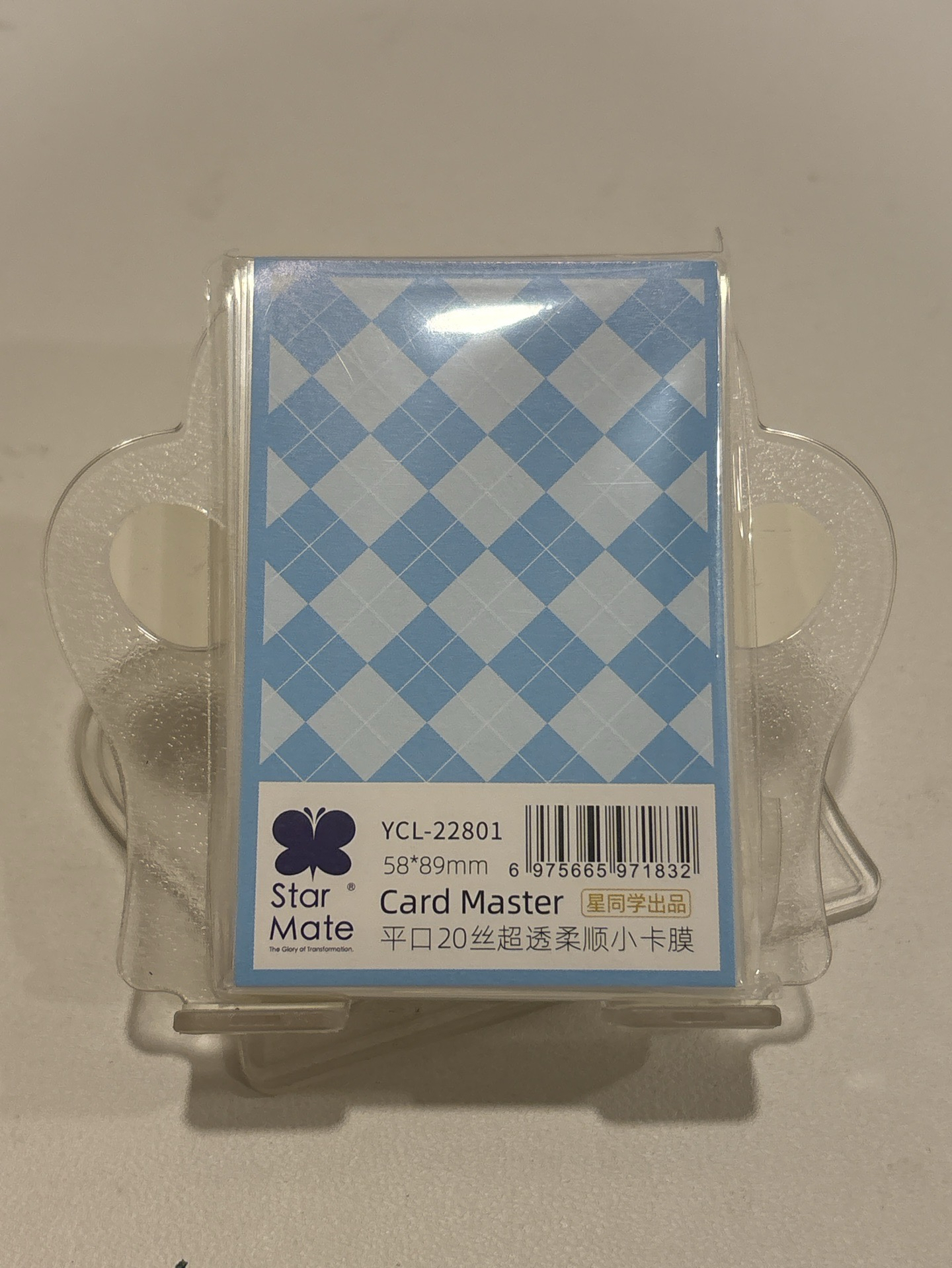 星同學 超透卡膜50入/包 58x89mm(3寸)