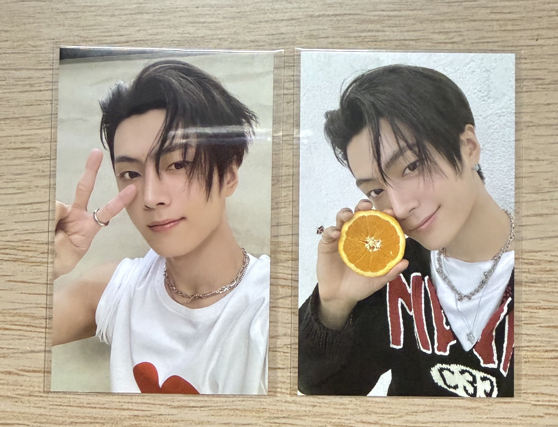 星 項鍊卡 兩張不拆