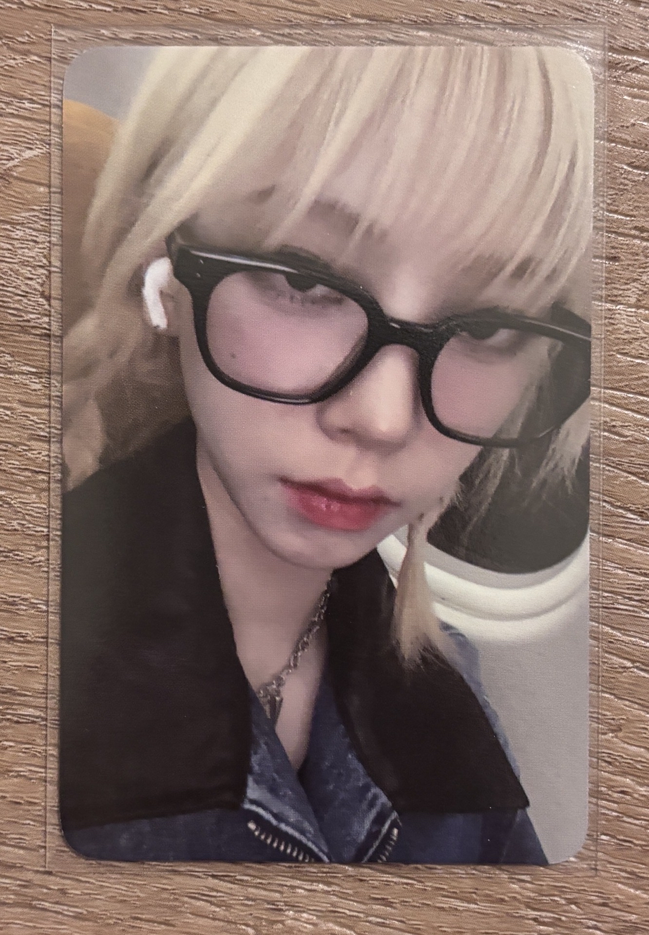 （需多帶$350）aespa karina柚 金髮眼鏡 k4特典