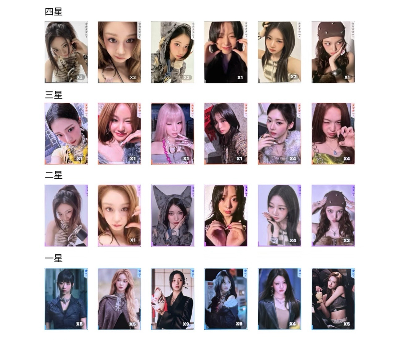 BABYMONSTER｜we go up星光卡（非現）