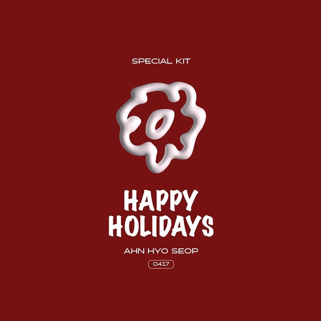 AHN HYO SEOP SPECIAL KIT HAPPY HOLIDAYS