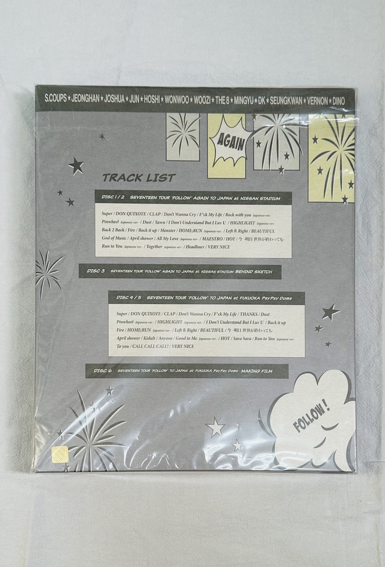 Follow again to Japan DVD 固配(非藍光）