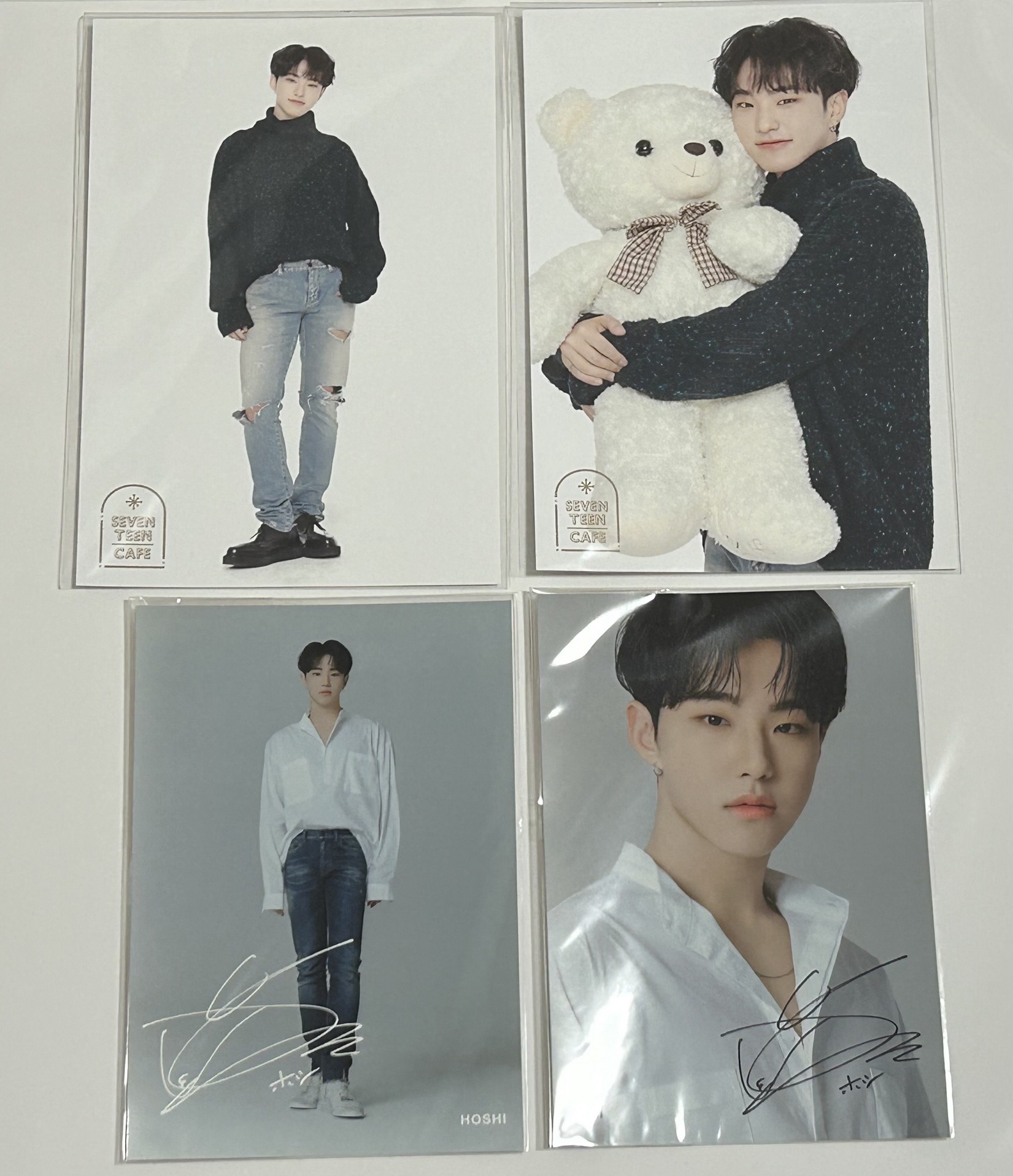 HOSHI 冬季CAFE明信片+羅森生寫真L判