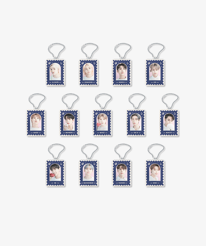 [現貨］SEVENTEEN CAFE in SEOUL 迷你照片吊飾