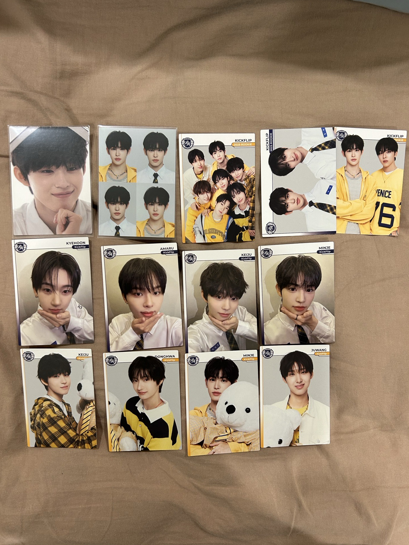 kickflip teleca 2025kpop rookies收藏卡