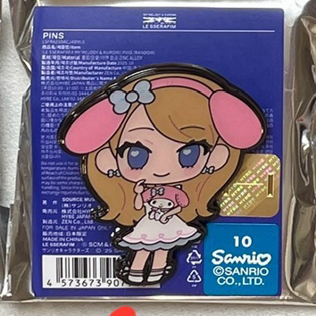 三麗鷗聯名 櫻徽章（美樂蒂ver.）