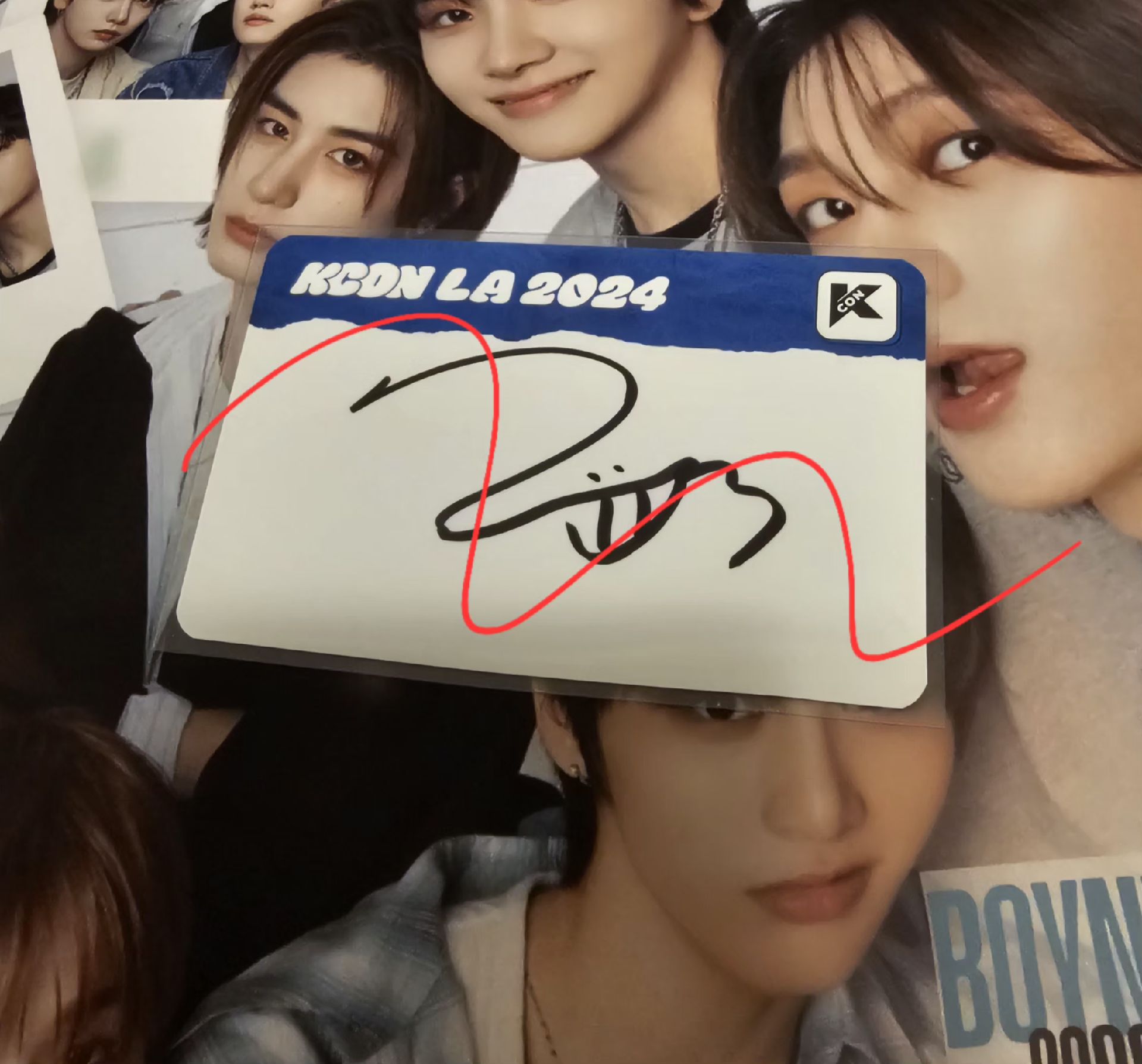 KCON LA雲鶴親簽卡🧸