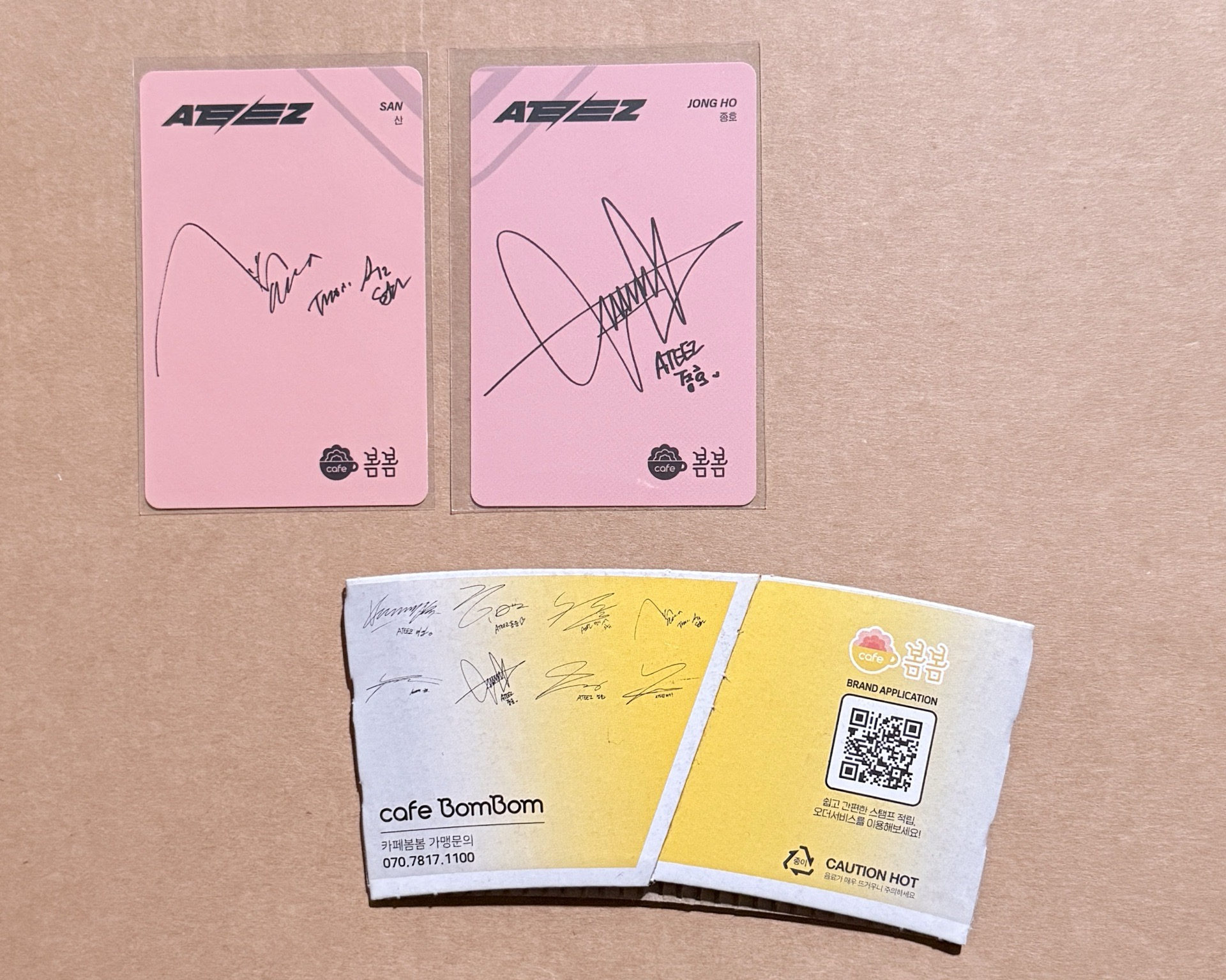 傘鍾小卡+團體杯套