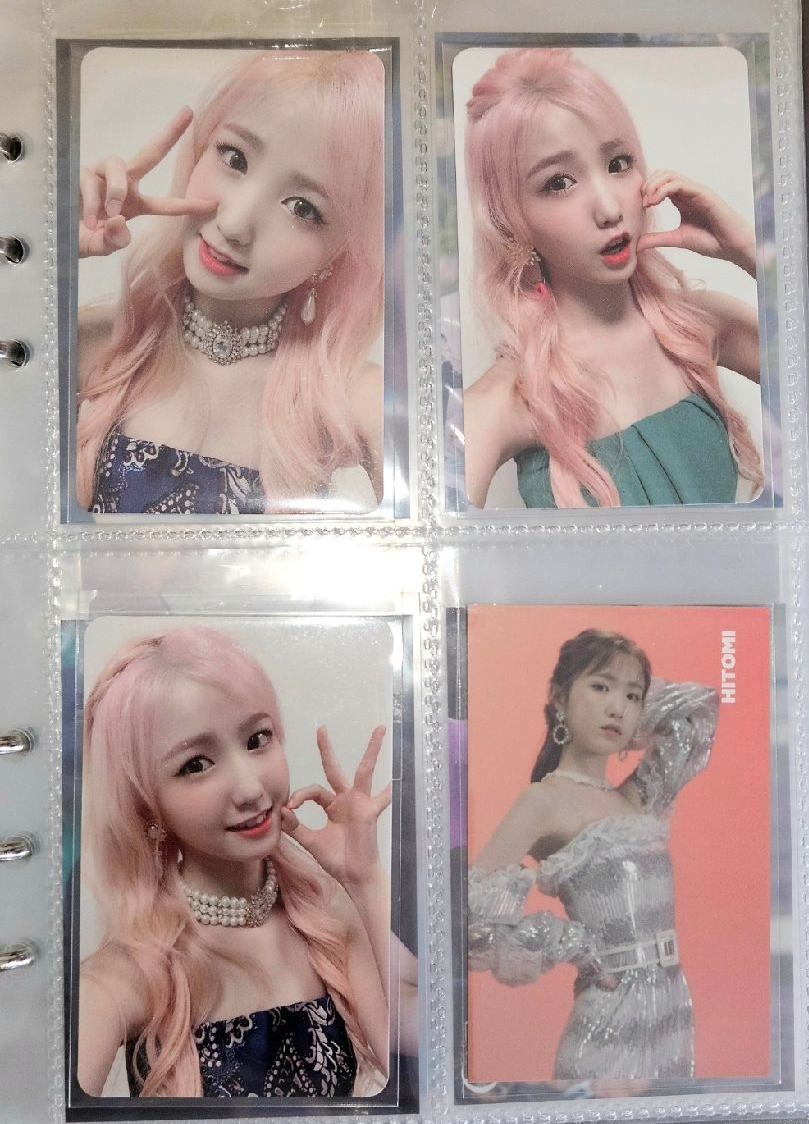 IZ*ONE Bloom*IZ 金珉周mini card/Hitomi仁美小卡（全收贈海報）