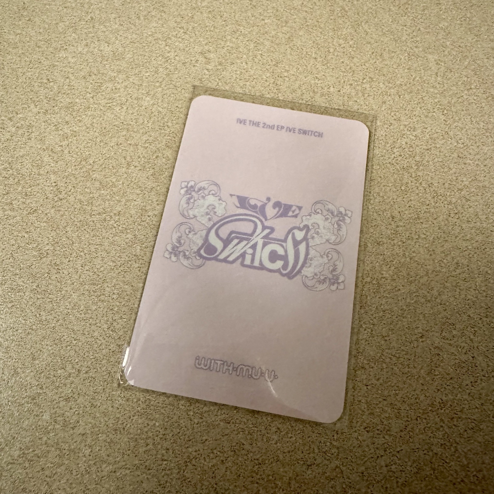IVE SWITCH wm2幸運卡 握拳紫髮栗