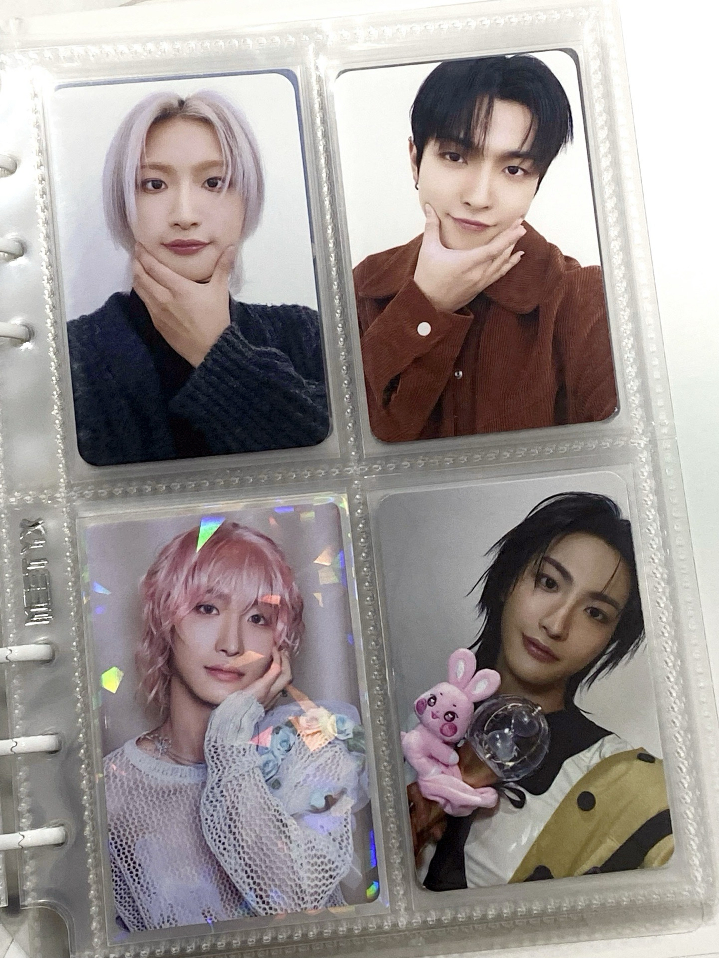 弘中星化夢境小卡 粉髮 手燈圈卡