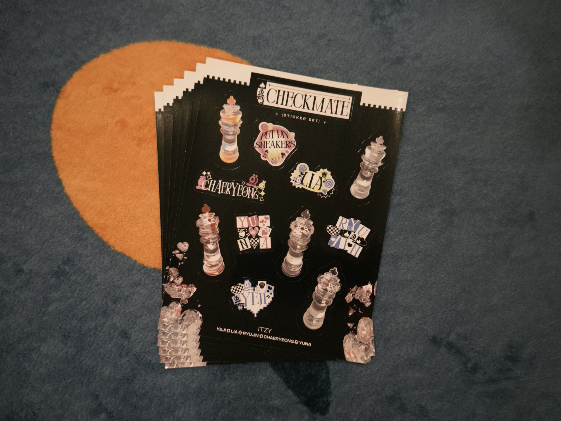 ITZY CHECKMATE 明信片 小海報 鐳射卡 貼紙