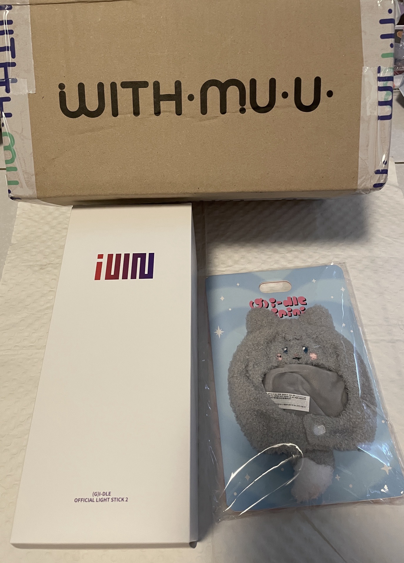 i-dle官方應援手燈2.0和舒華薇娟手燈套全新未拆