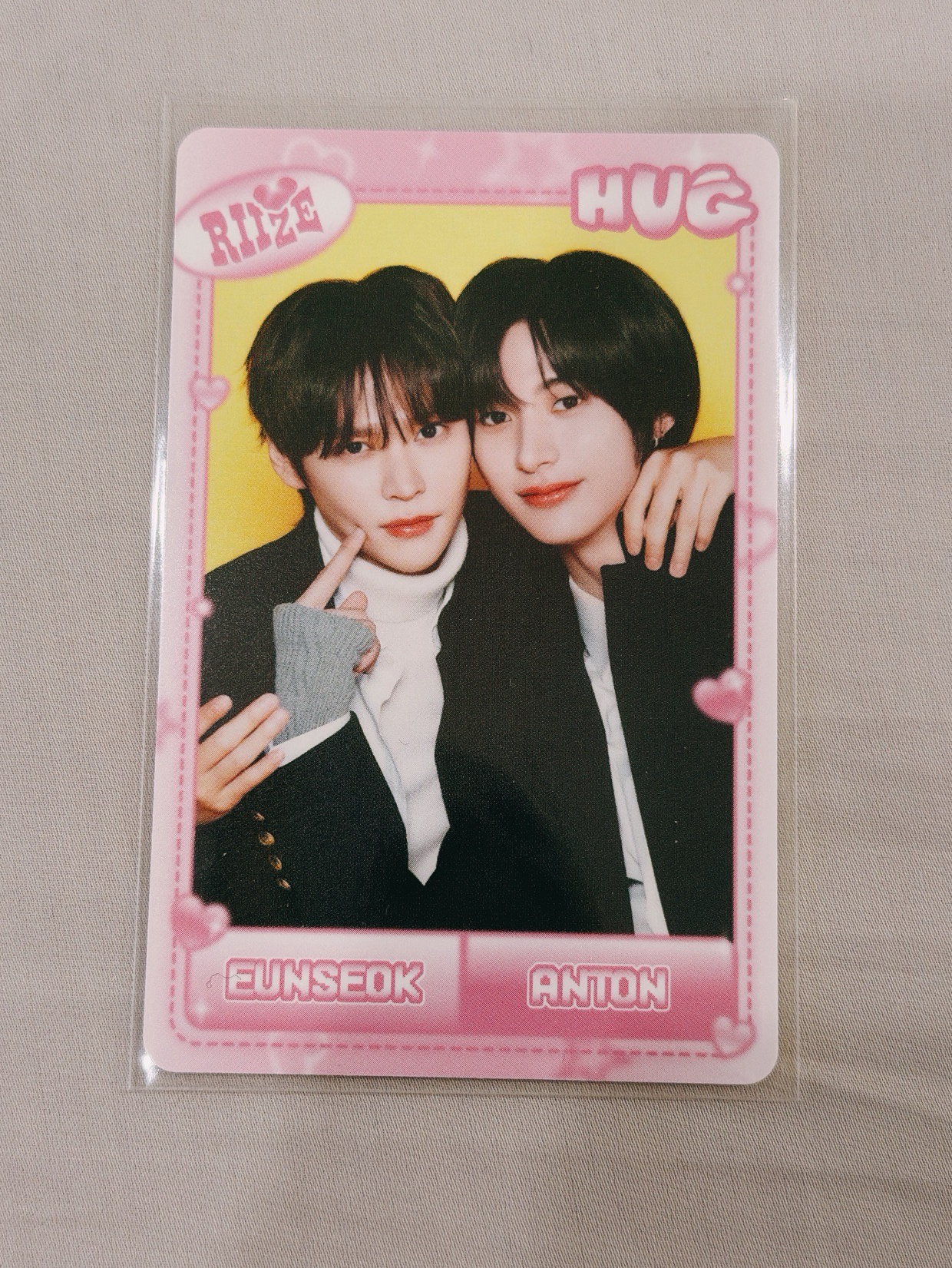 RIIZE ANTON EUNSEOK HUG隨機卡 安恩