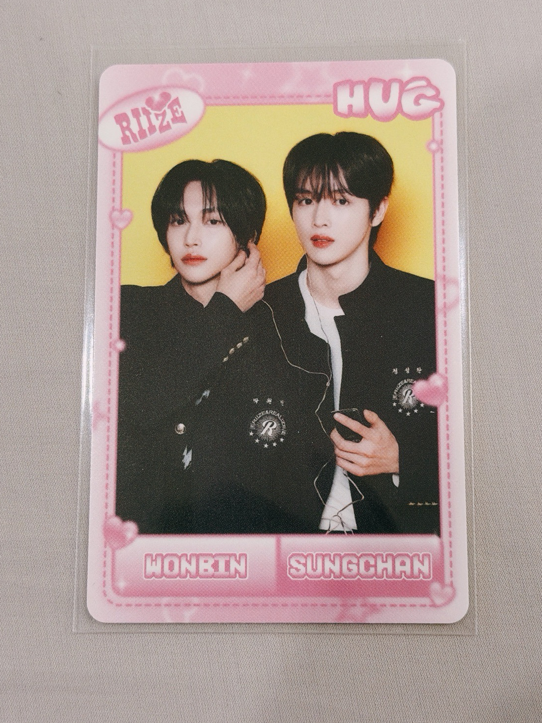 RIIZE WONBIN SUNGCHAN HUG隨機卡