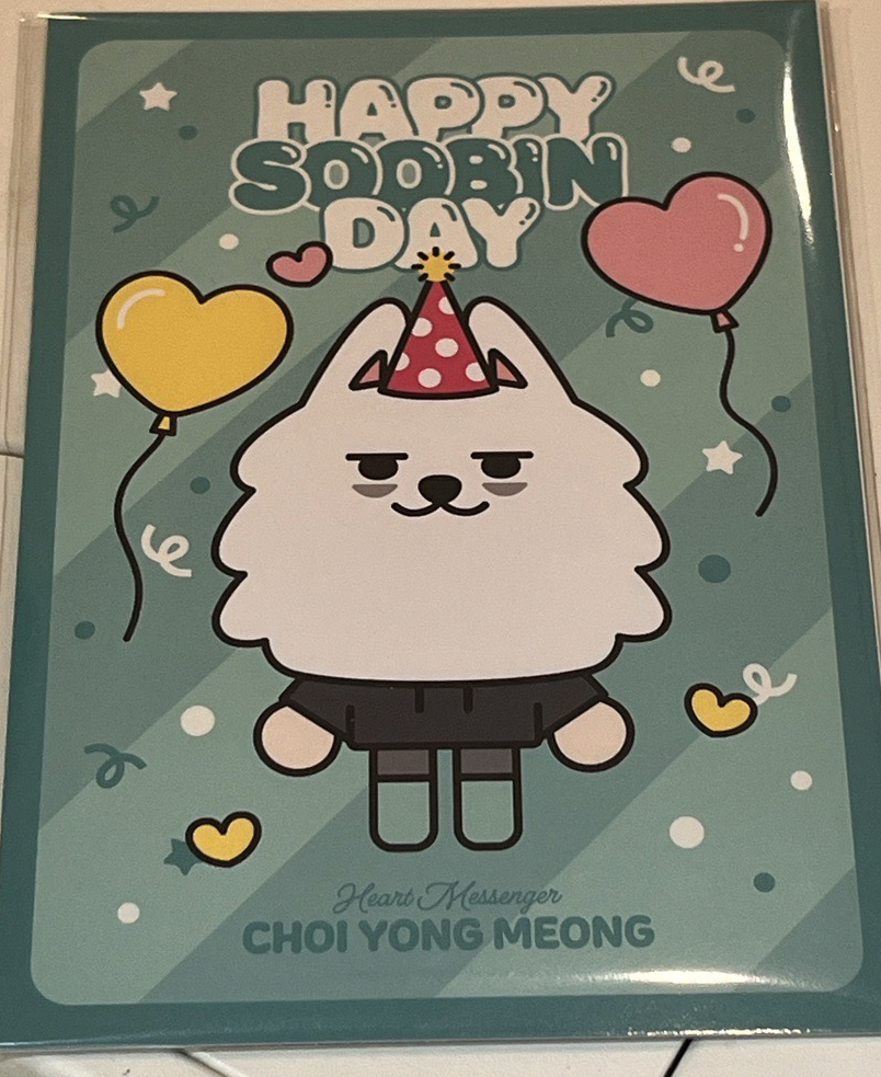 TXT 秀彬 生日禮小卡 含勇猛卡片