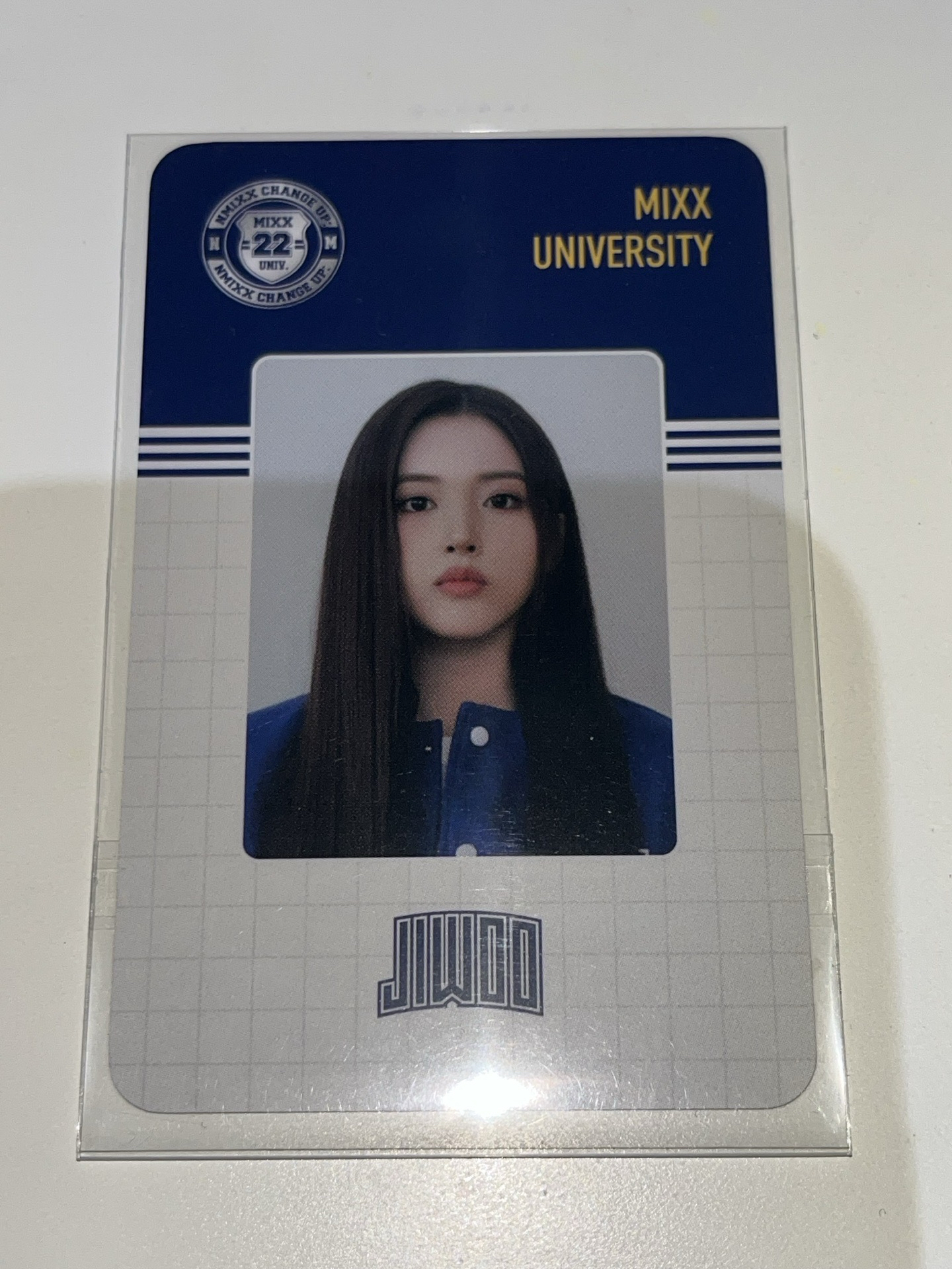 NMIXX JIWOO 識別證小卡