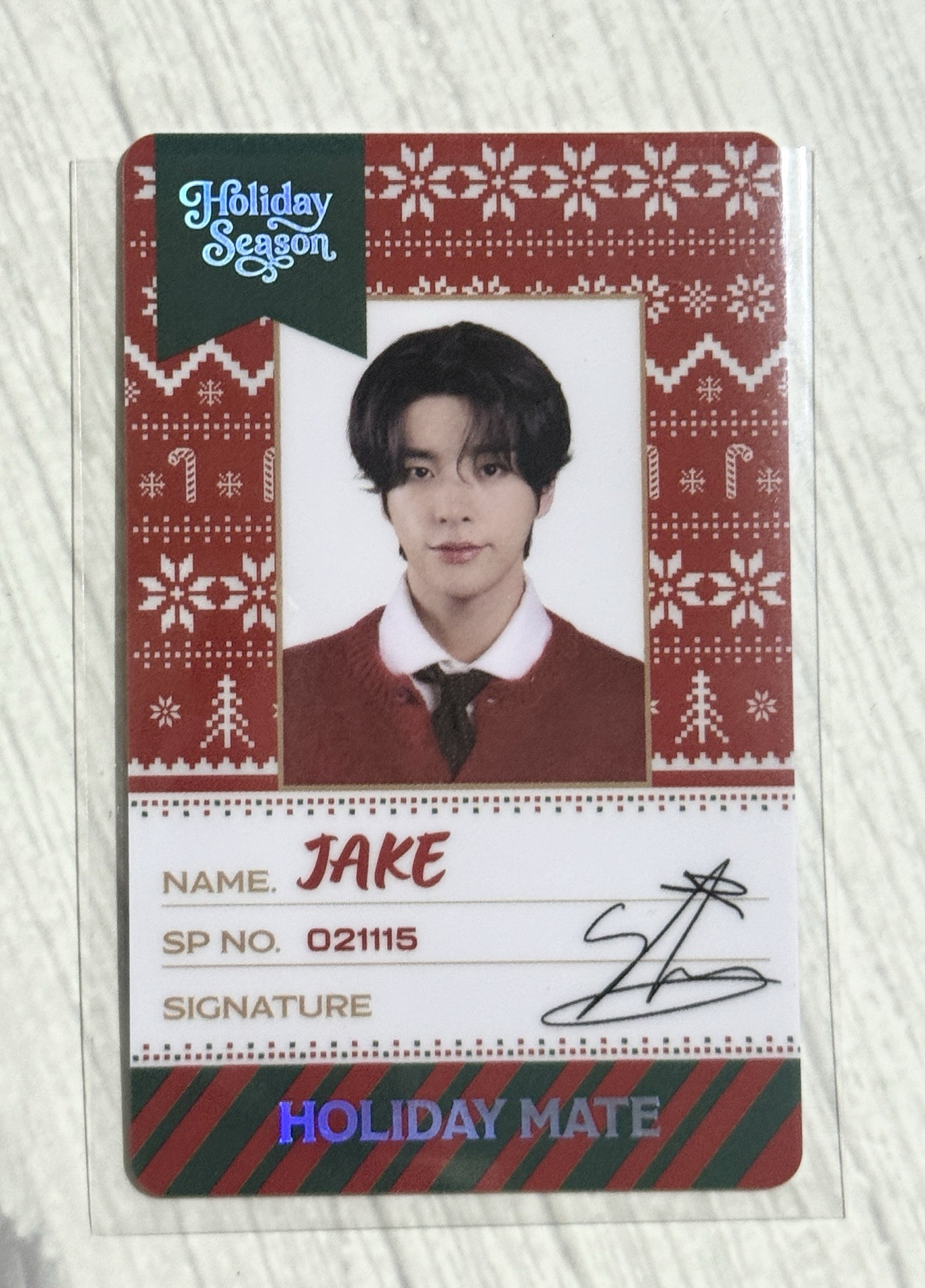 ENHYPEN WORLD SP卡 節日倫 Jake 未掃碼