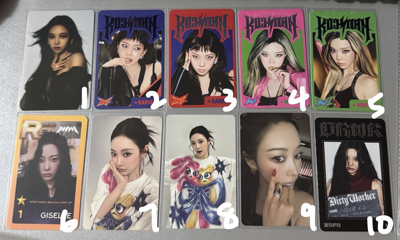 aespa專區 出清銅板價100元內