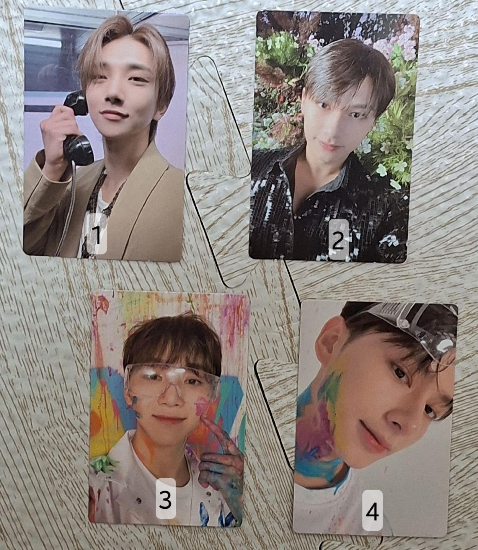 💛正四 油彩盤小卡 秀 俊 寛