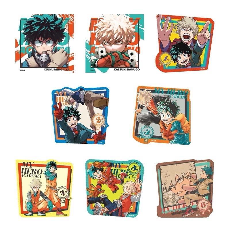 JCS限定 藝術貼紙包 －RIVALS－