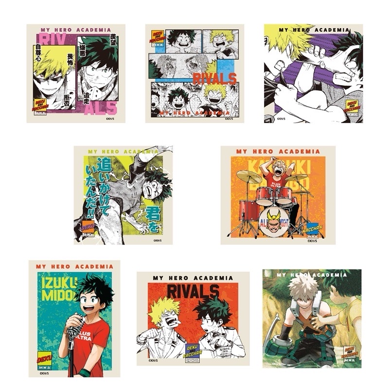 JCS限定 藝術貼紙包 －RIVALS－