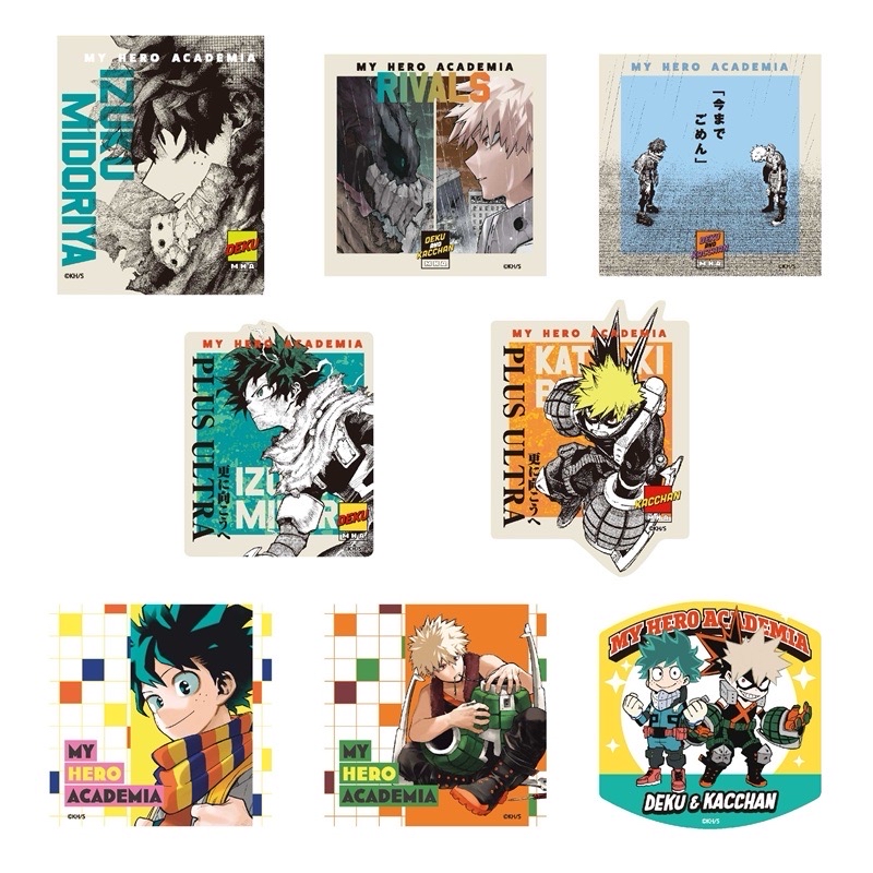 JCS限定 藝術貼紙包 －RIVALS－