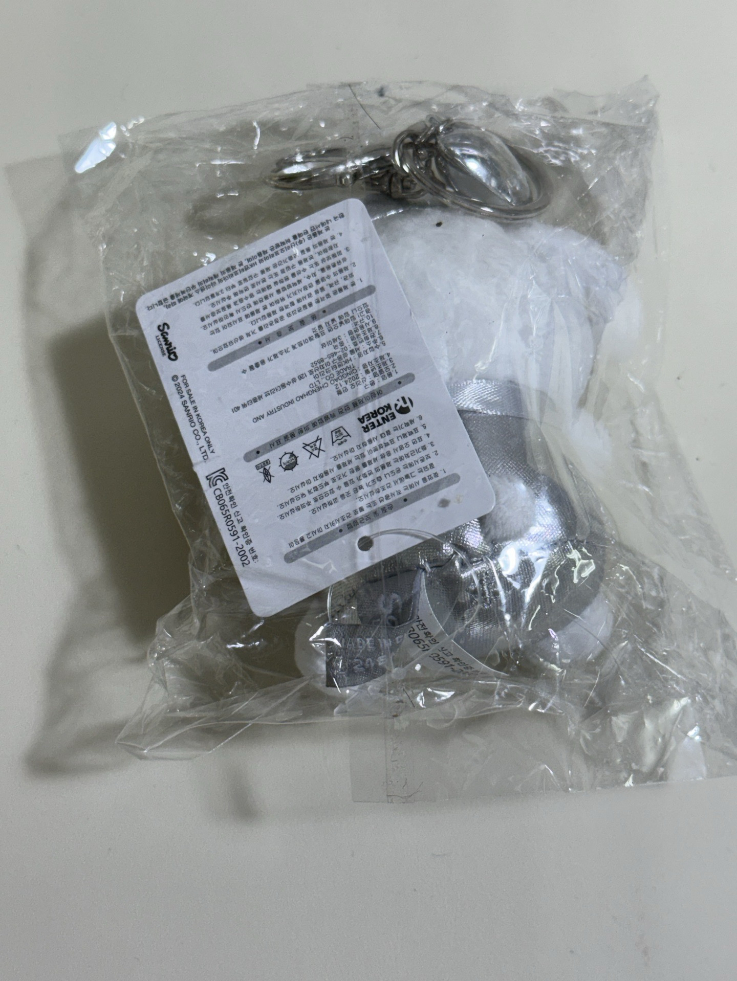 韓國限定 銀色布丁狗