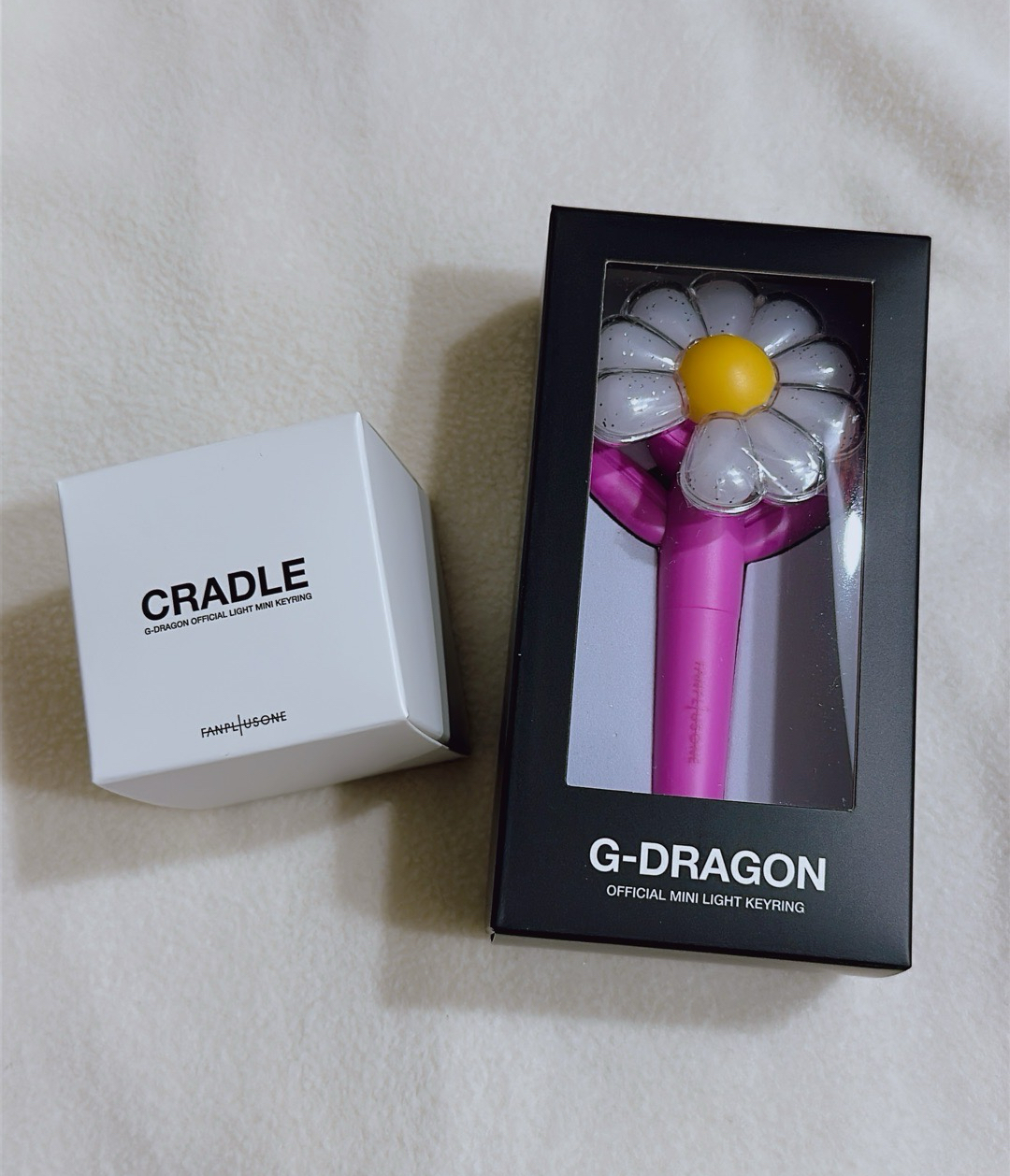 粉色小手燈+小盆栽